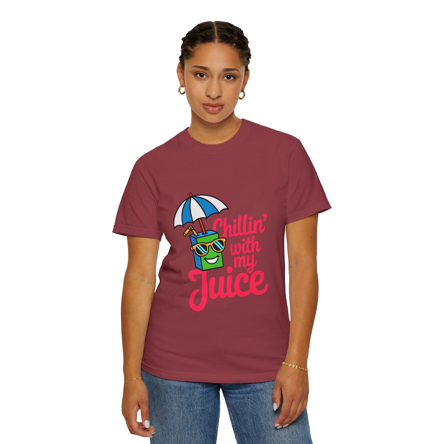 Chillin' with My Juice Unisex Garment-Dyed T-Shirt