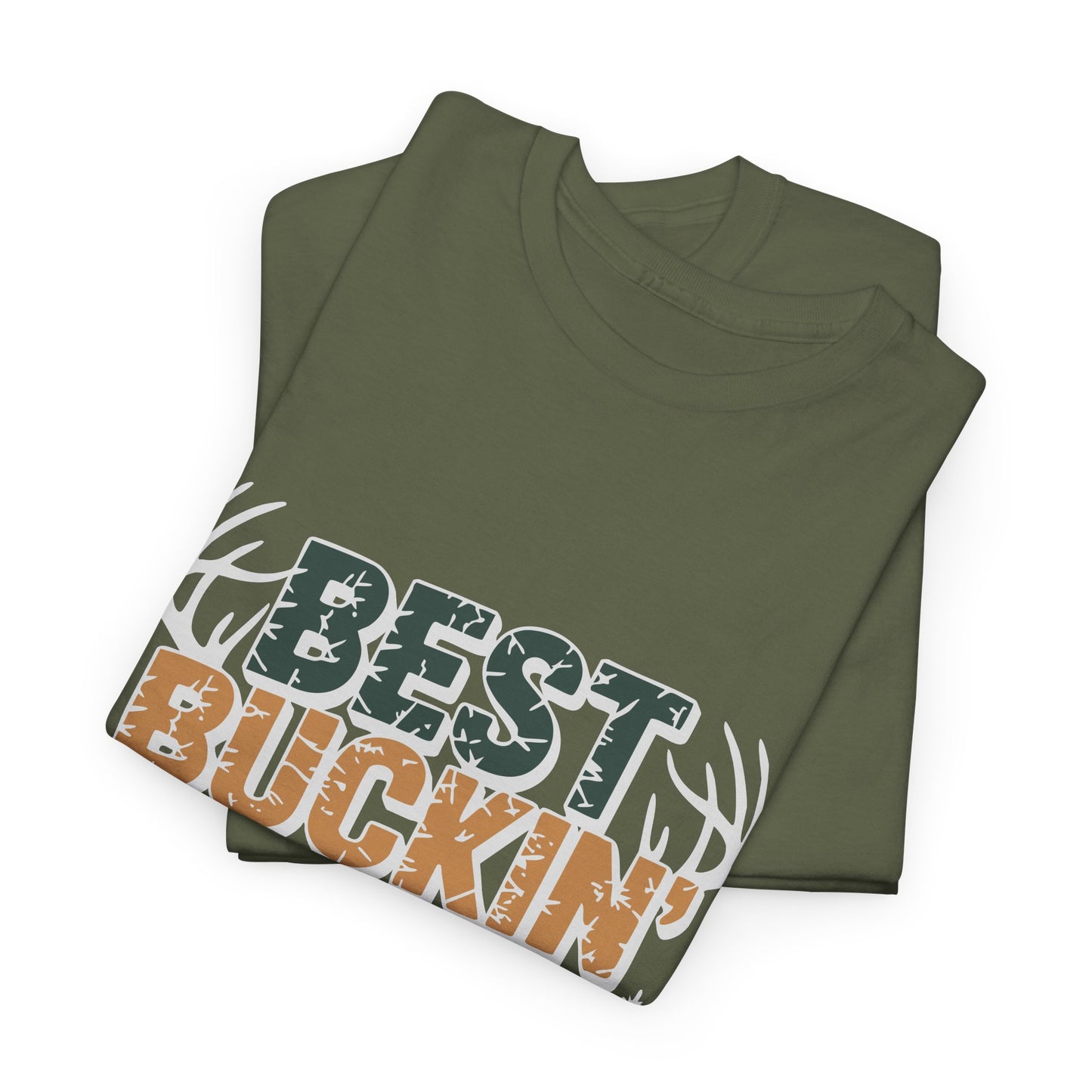 Best Buckin' Dad Ever Unisex Heavy Cotton Tee