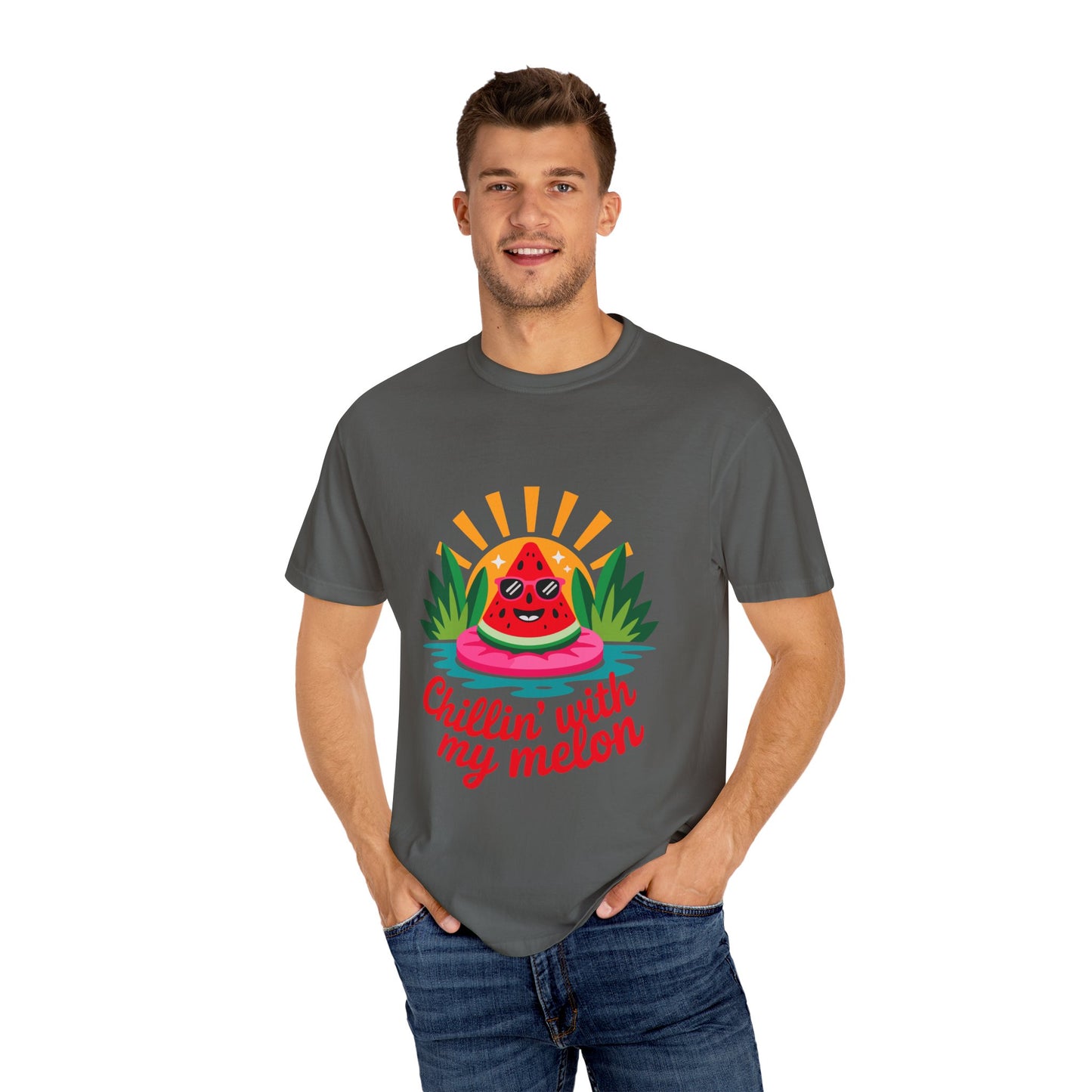 Chillin' with My Melon T-Shirt | Fun Unisex Summer Tee
