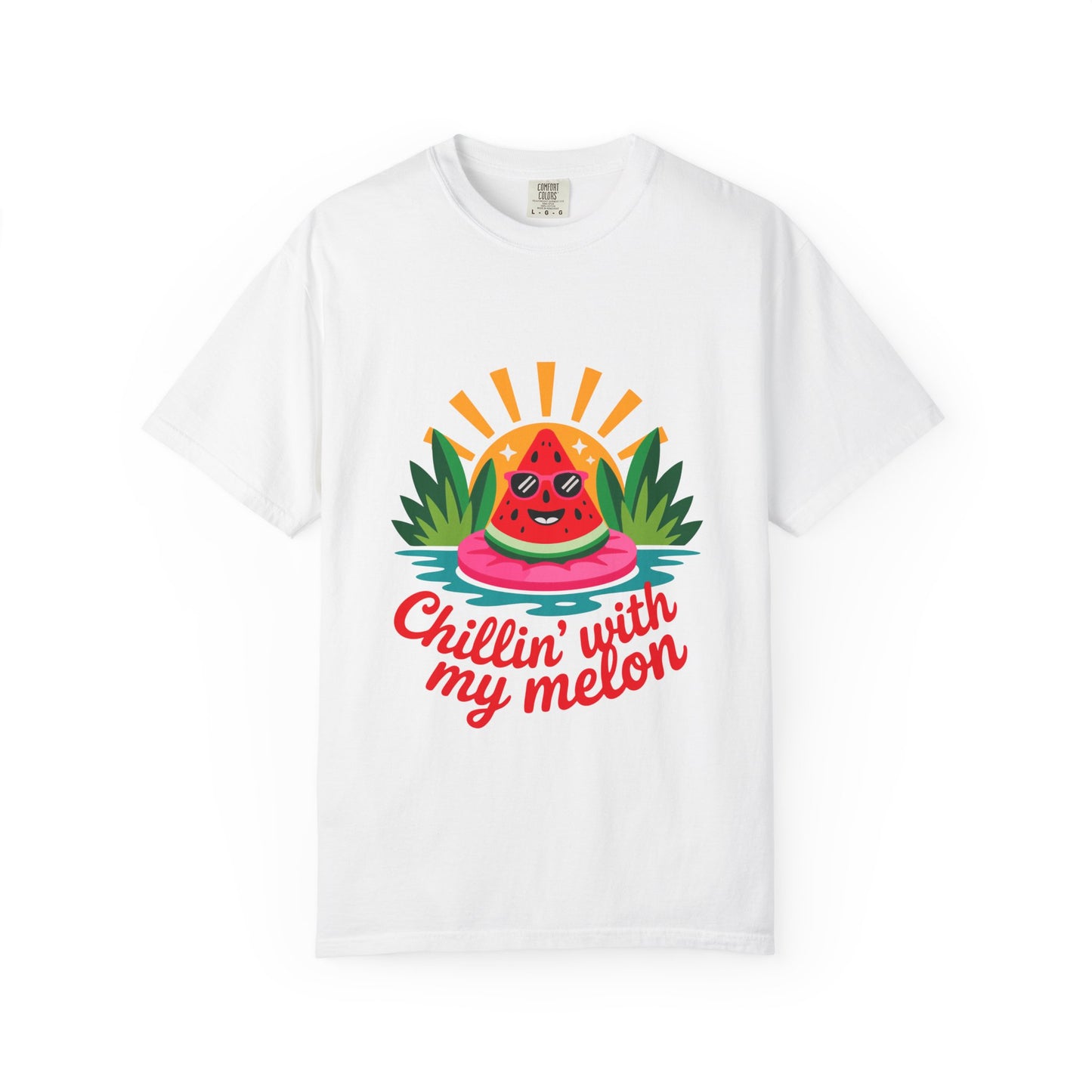 Chillin' with My Melon T-Shirt | Fun Unisex Summer Tee