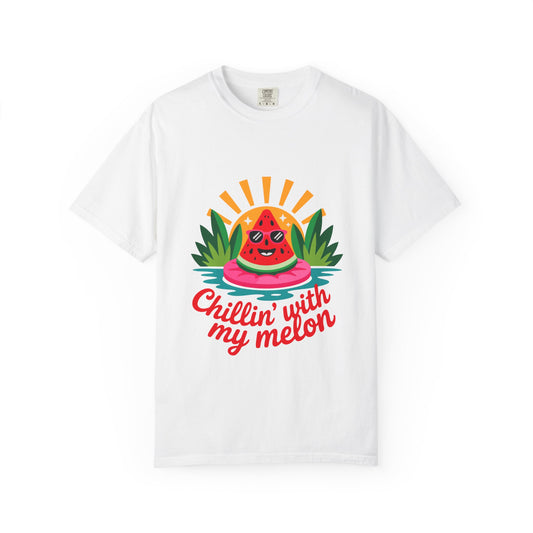 Chillin' with My Melon T-Shirt | Fun Unisex Summer Tee