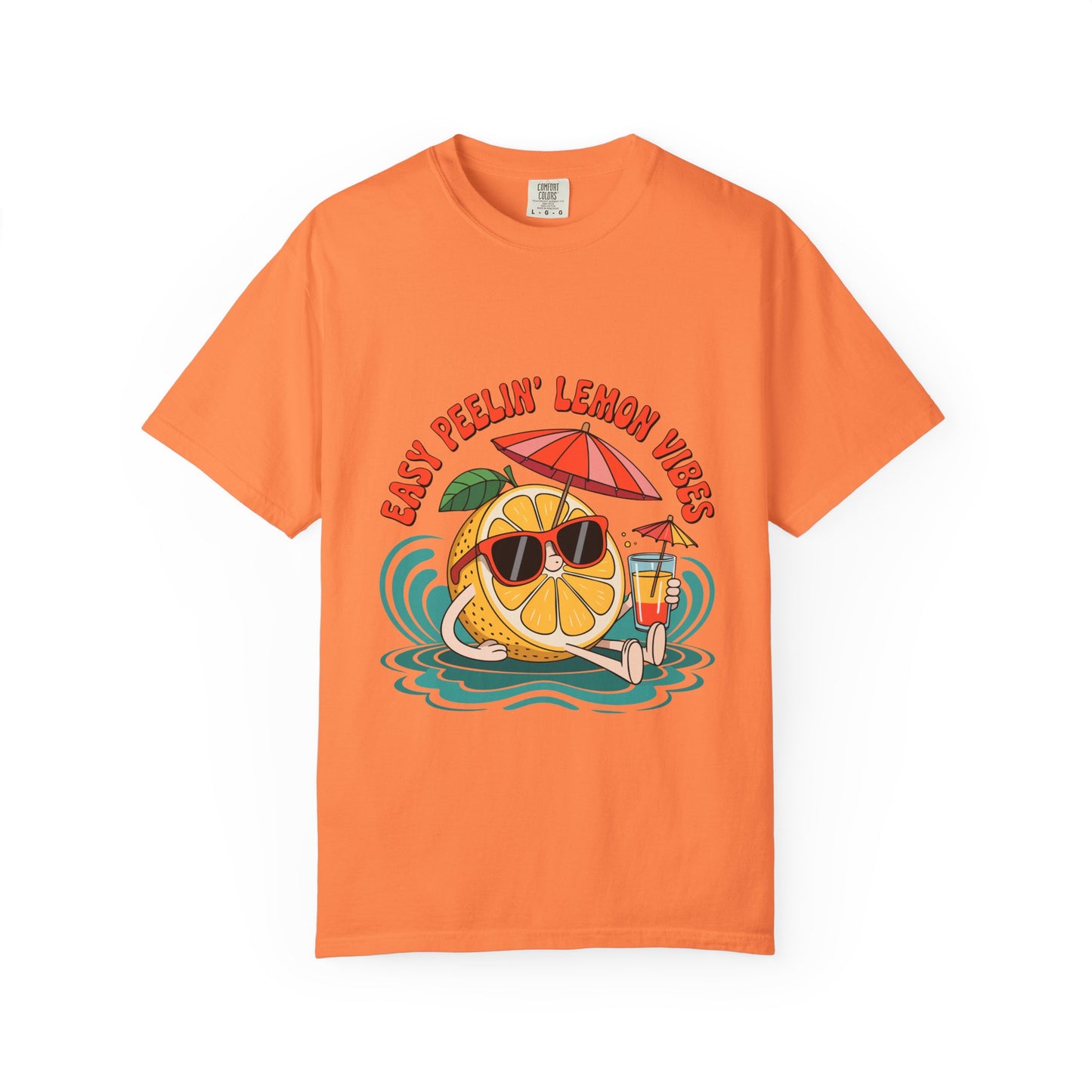 Easy Peelin' Lemon Vibes Unisex Garment-Dyed T-Shirt - Summer Chill Fashion