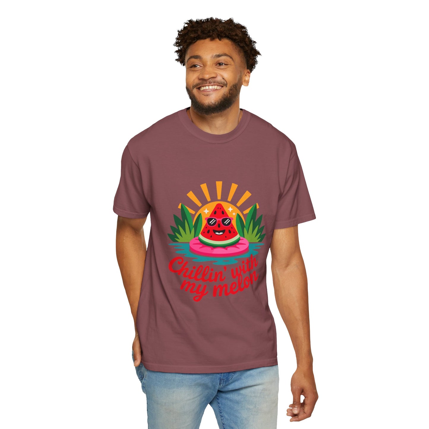 Chillin' with My Melon T-Shirt | Fun Unisex Summer Tee