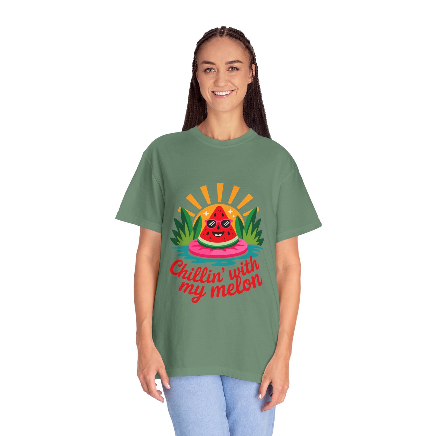 Chillin' with My Melon T-Shirt | Fun Unisex Summer Tee