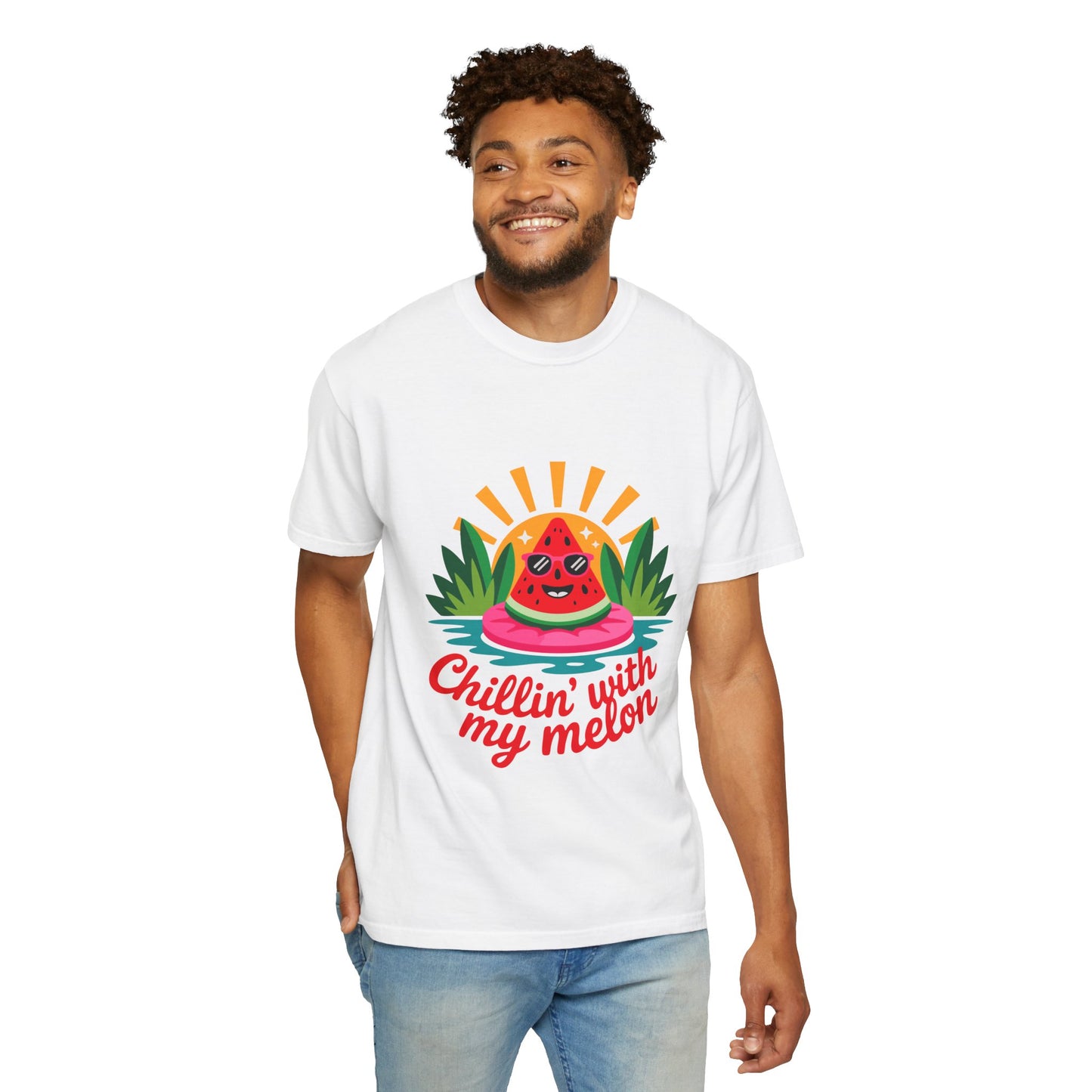 Chillin' with My Melon T-Shirt | Fun Unisex Summer Tee