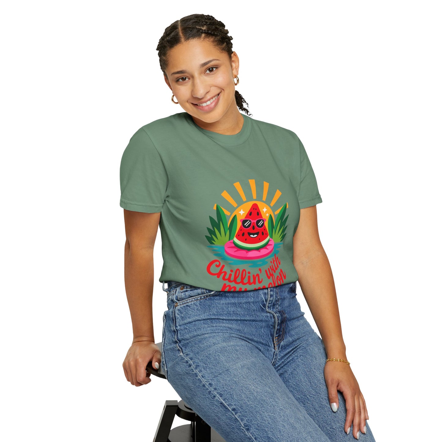 Chillin' with My Melon T-Shirt | Fun Unisex Summer Tee