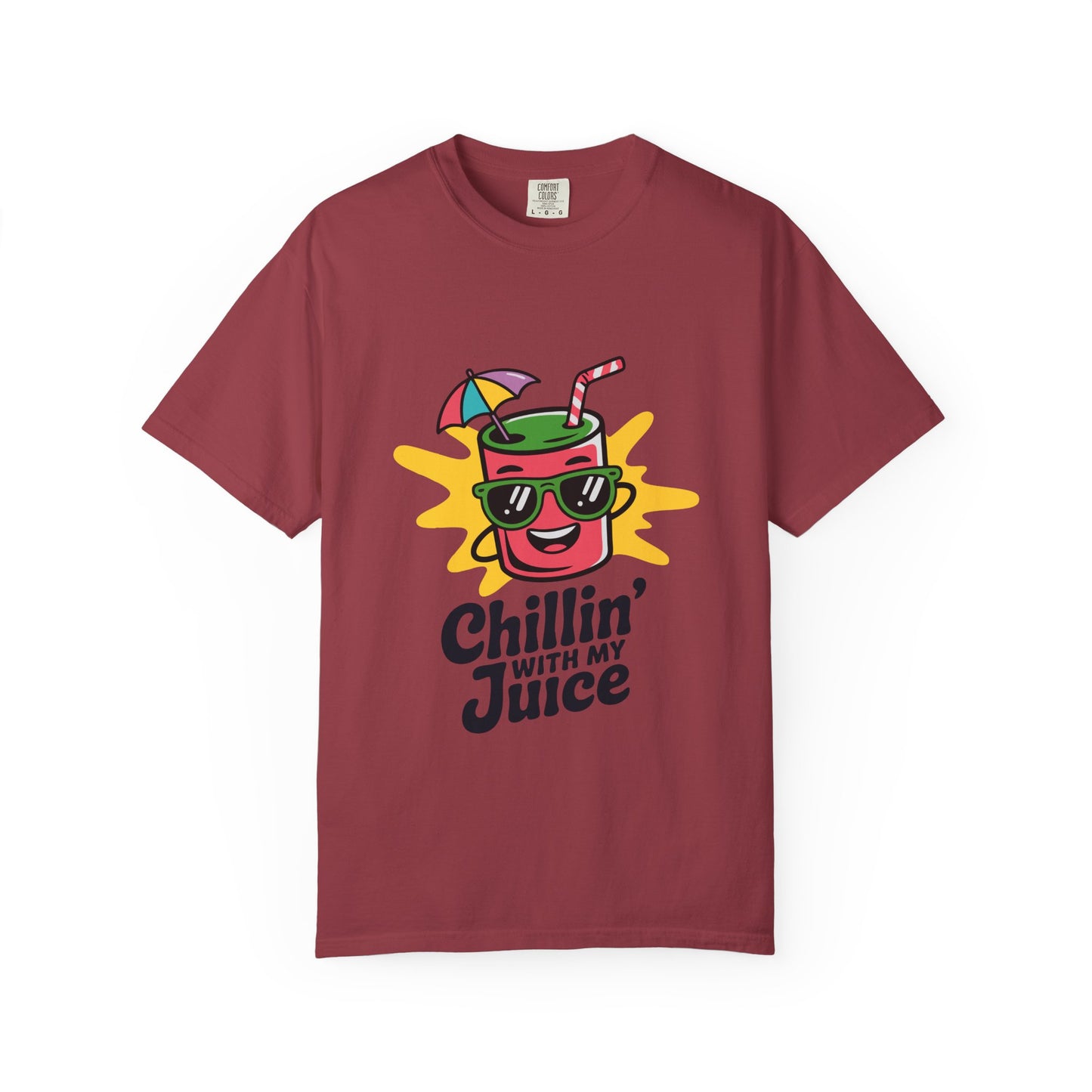 Chillin' with My Juice T-Shirt, Fun Summer Tee, Casual Unisex Shirt, Gift for Juice Lovers, Beach Day Apparel