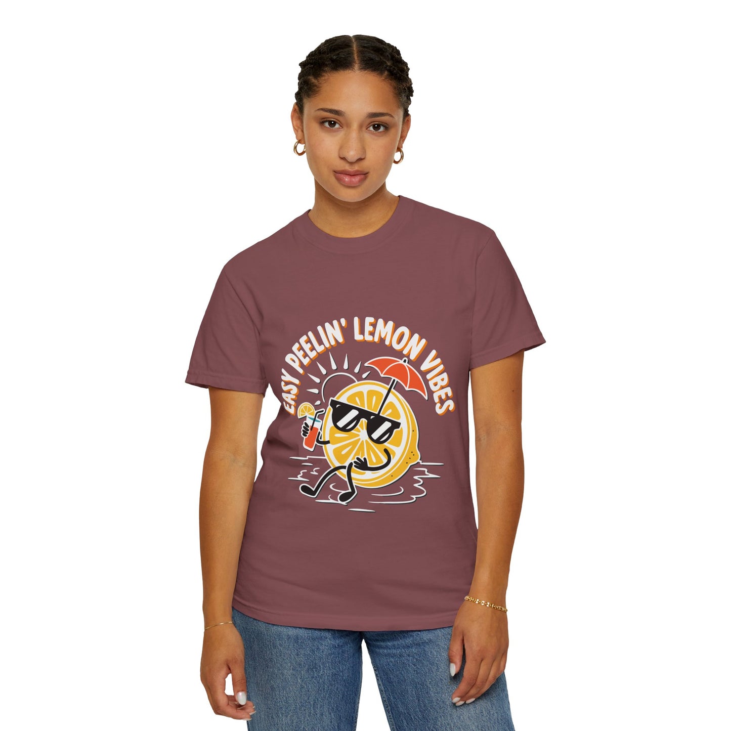 Sunny Vibes T-Shirt, Lemonade Graphic Tee, Summer Casual Wear, Unisex Beach Shirt, Fun Vacation Outfit