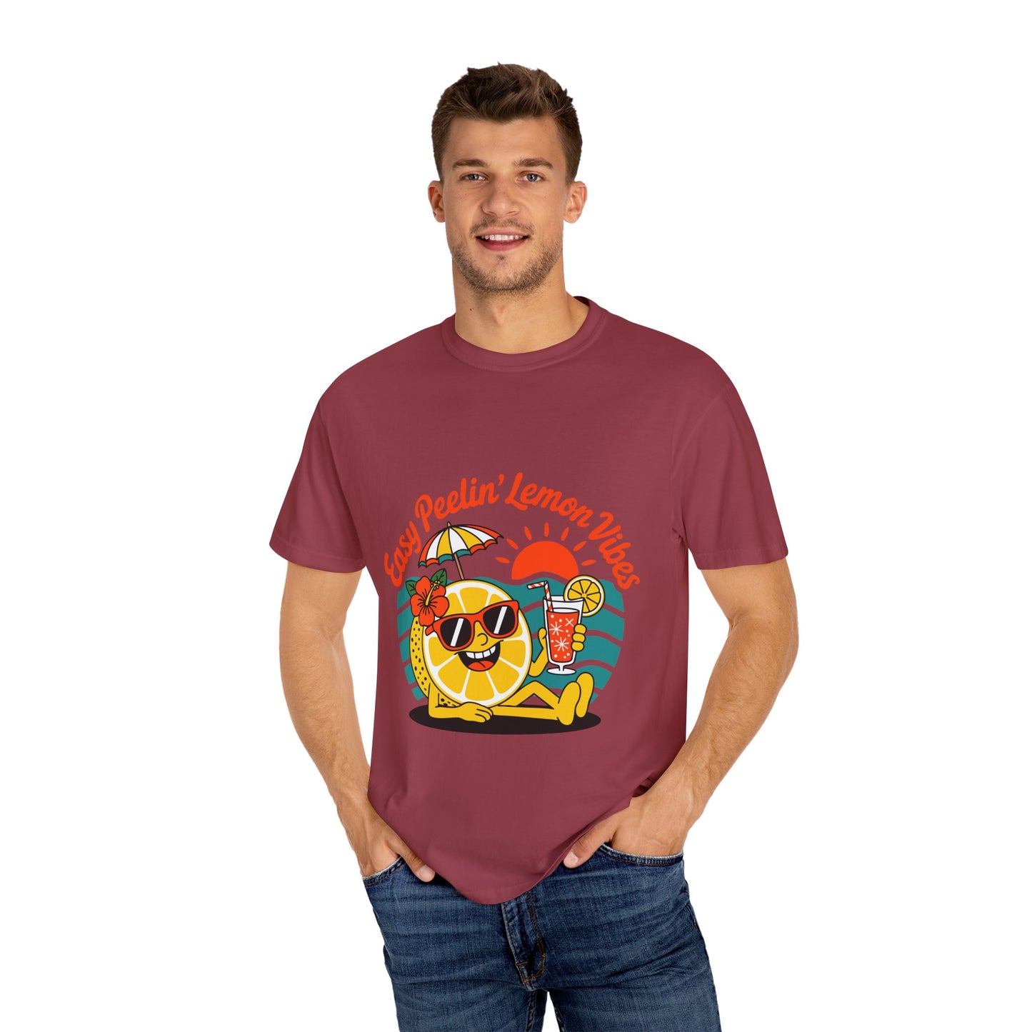 Easy Peelin' Lemon Vibes Unisex T-Shirt - Summer Fun Style