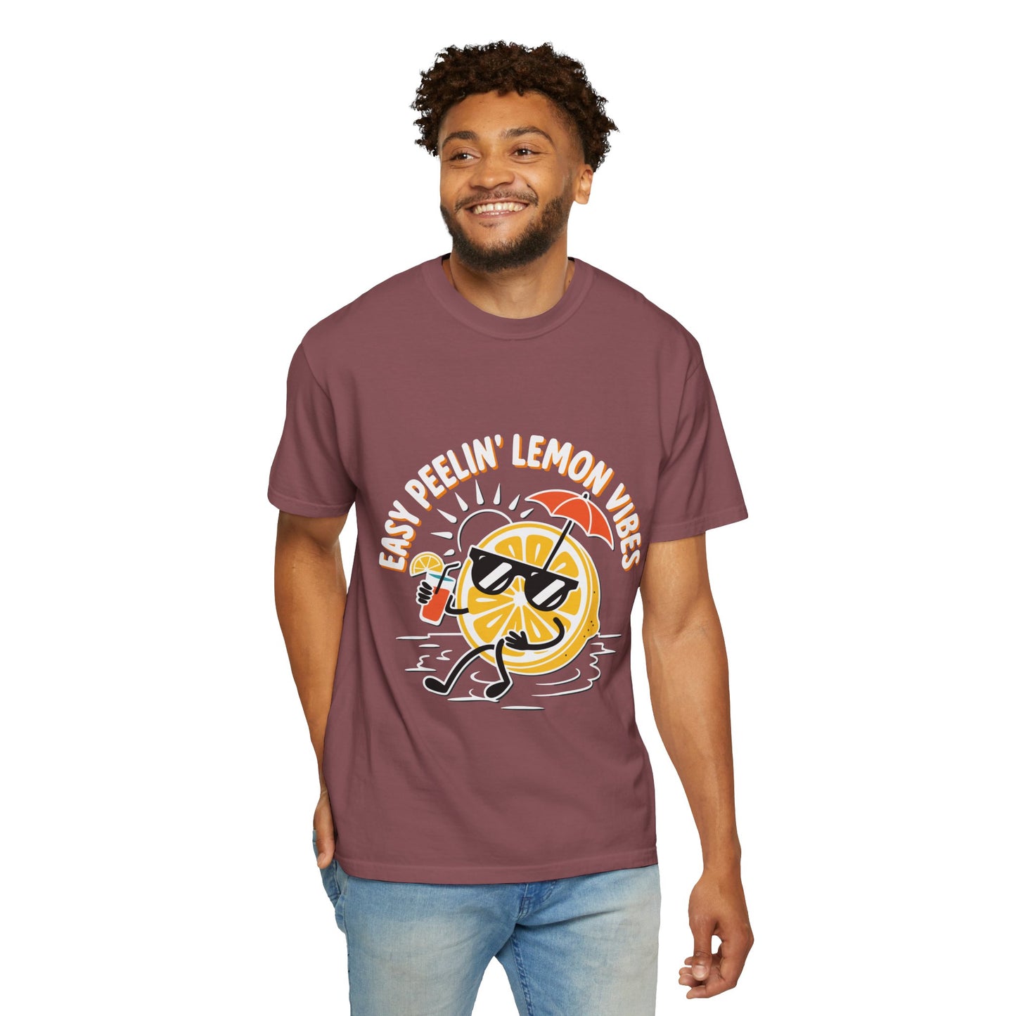 Sunny Vibes T-Shirt, Lemonade Graphic Tee, Summer Casual Wear, Unisex Beach Shirt, Fun Vacation Outfit