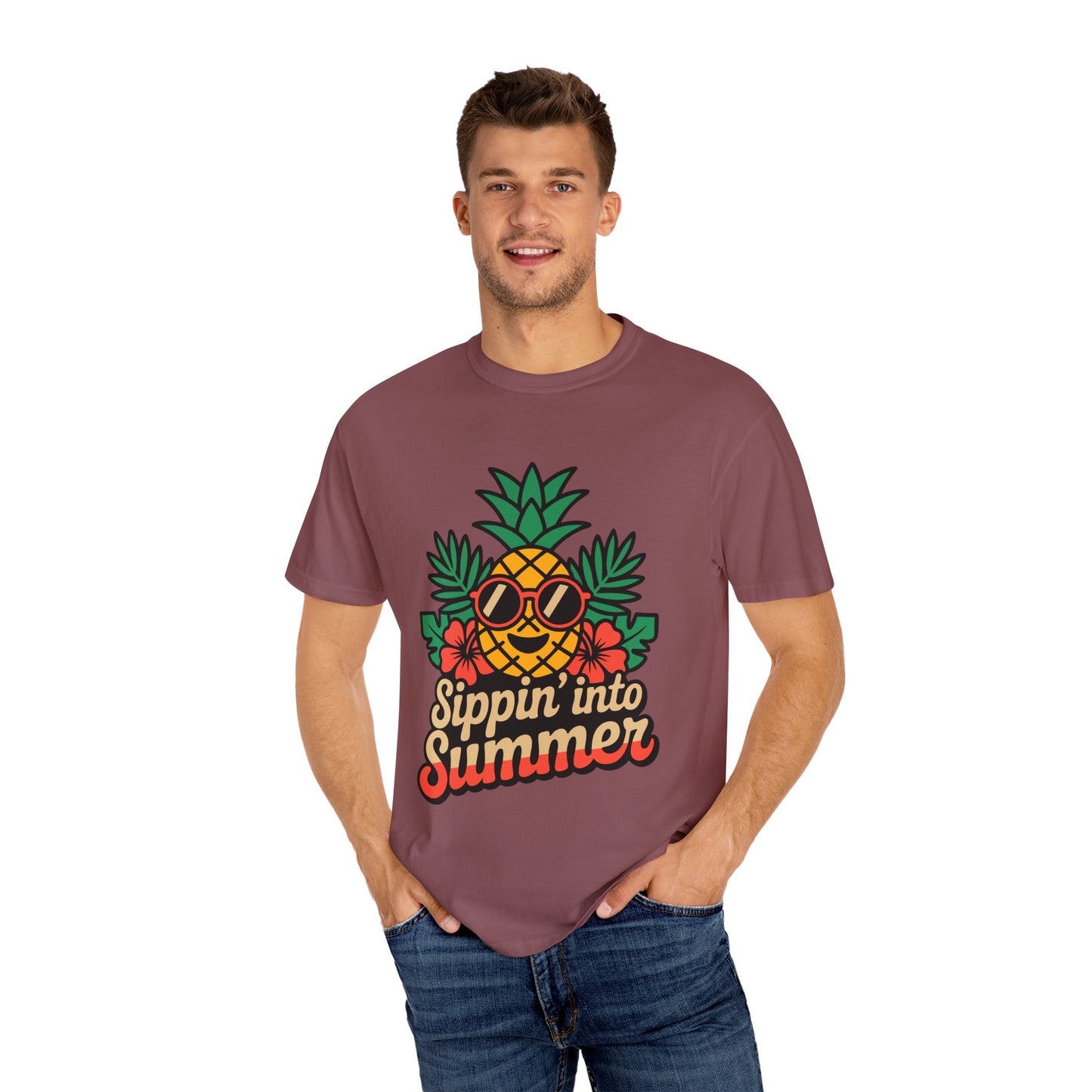 Summer Vibes Unisex T-Shirt - ‘Sippin’ into Summer’