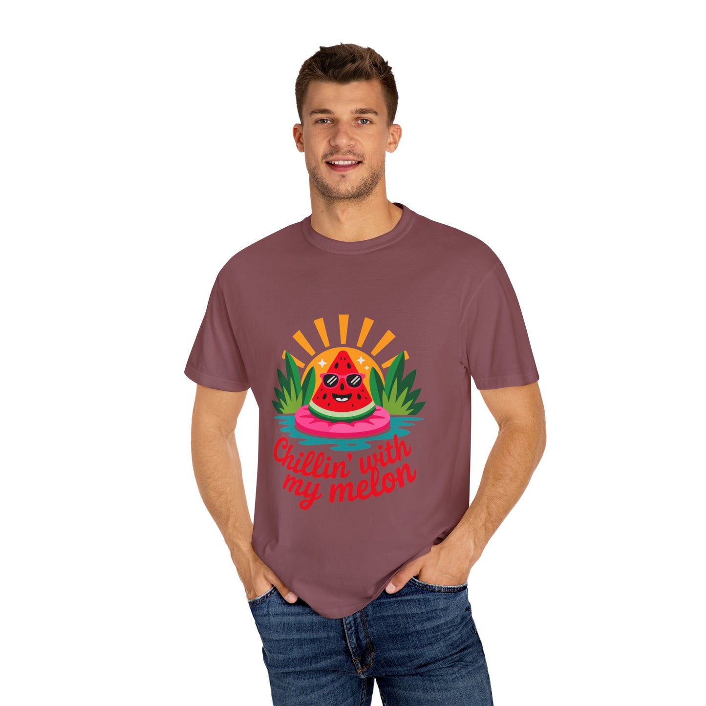 Chillin' with My Melon T-Shirt | Fun Unisex Summer Tee