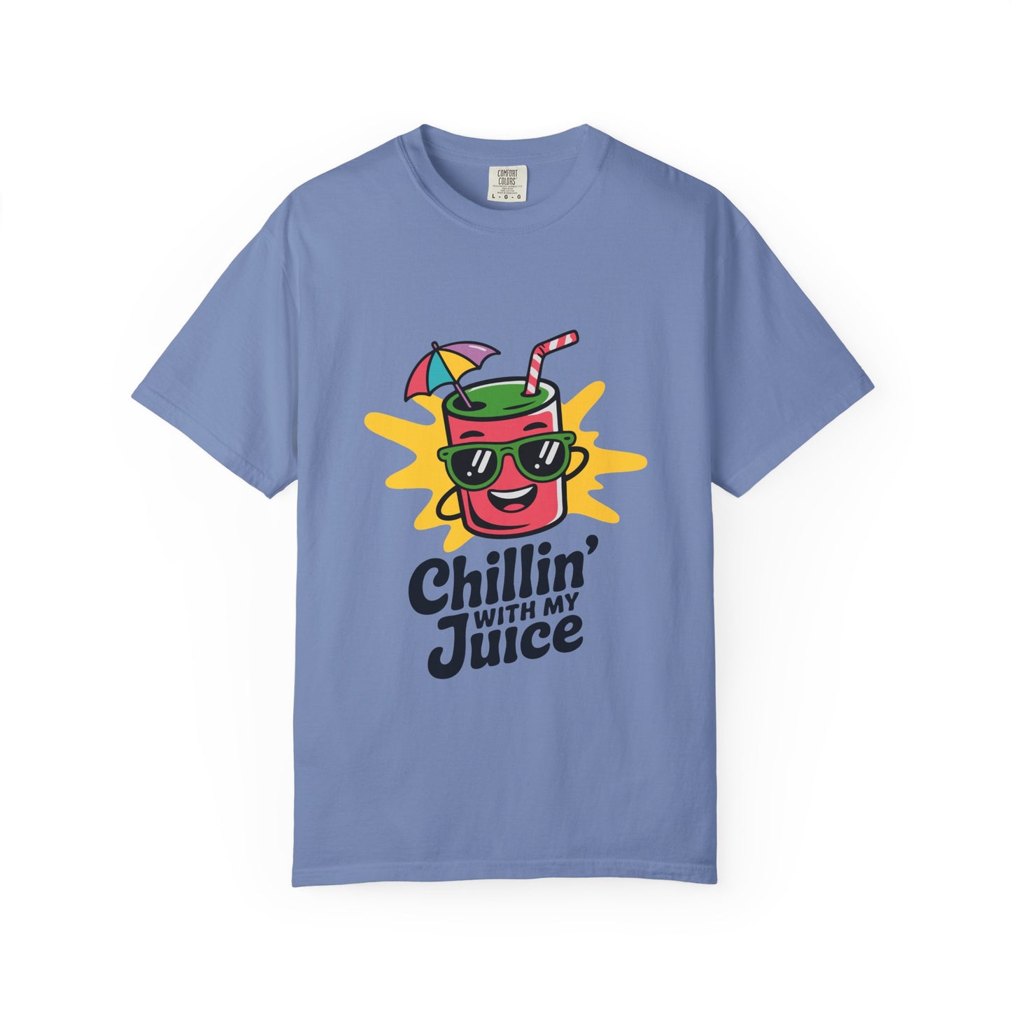 Chillin' with My Juice T-Shirt, Fun Summer Tee, Casual Unisex Shirt, Gift for Juice Lovers, Beach Day Apparel