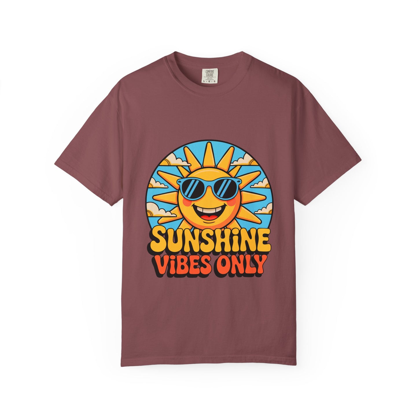 Sunshine Vibes Only Unisex Garment-Dyed T-Shirt - Feel-Good Summer Wear