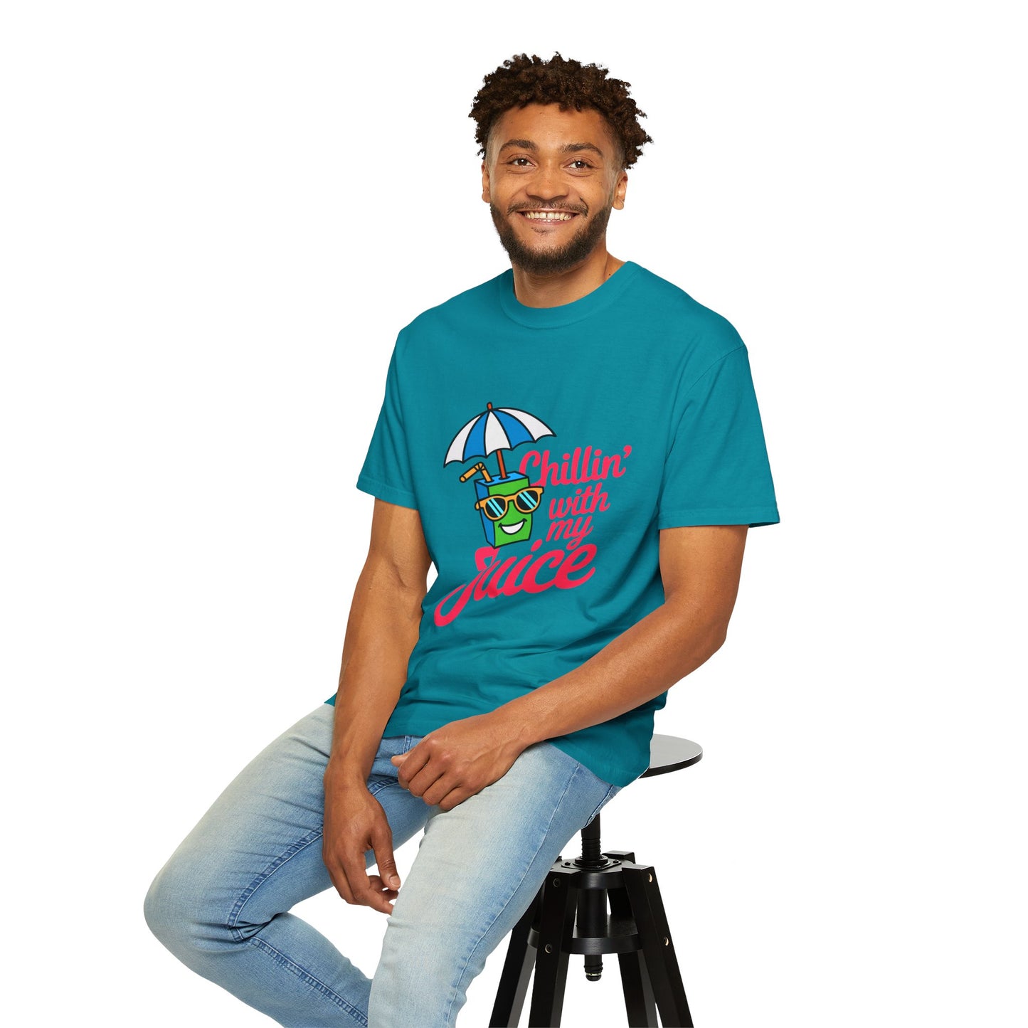 Chillin' with My Juice Unisex Garment-Dyed T-Shirt