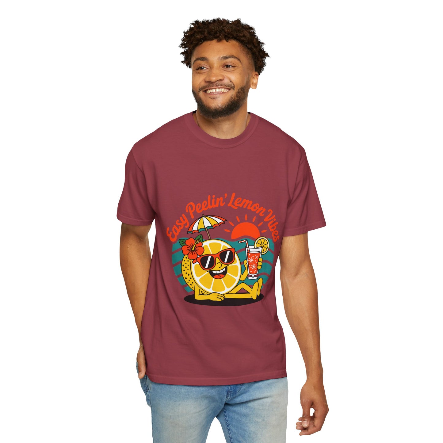 Easy Peelin' Lemon Vibes Unisex T-Shirt - Summer Fun Style
