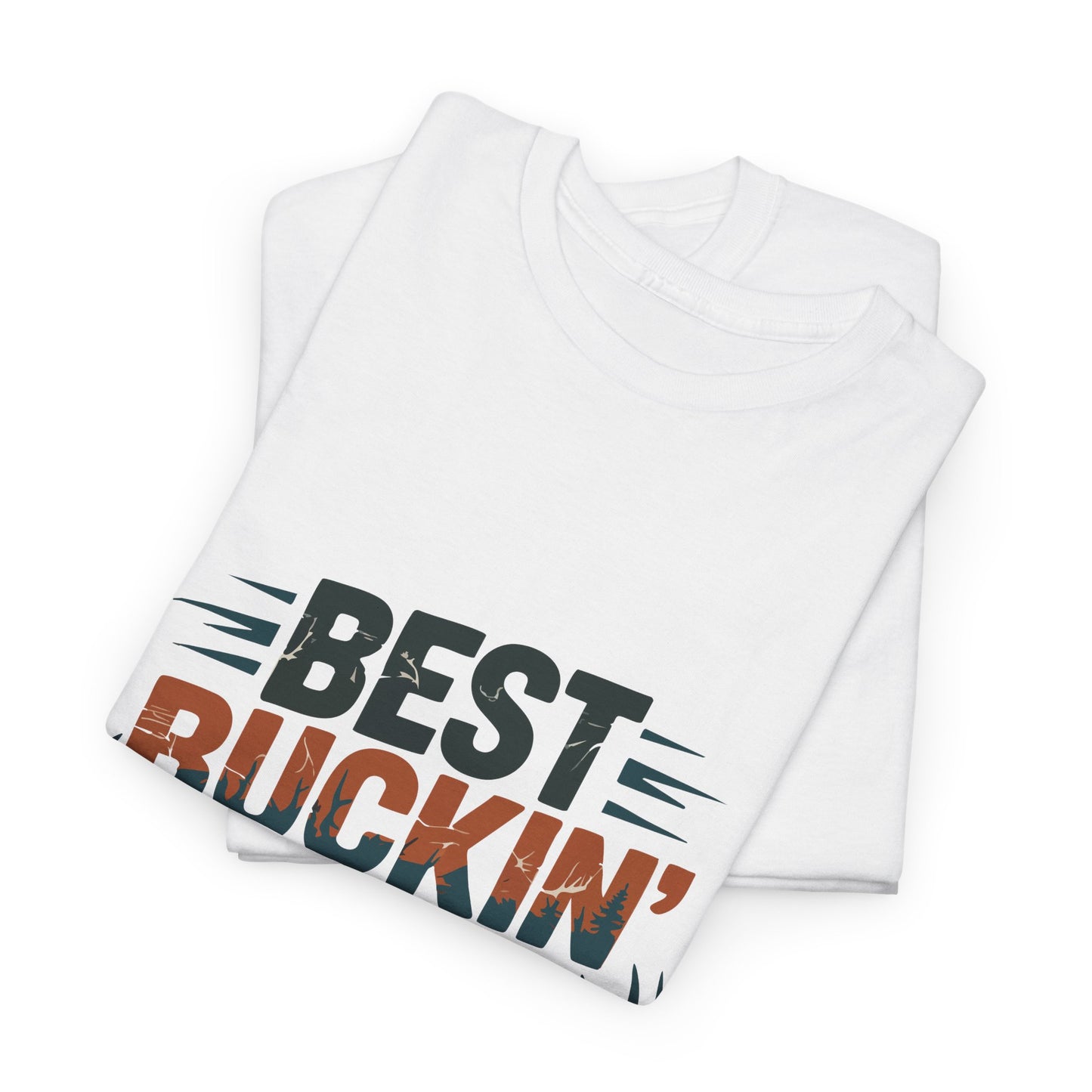 Best Buckin' Dad Ever Unisex Heavy Cotton Tee
