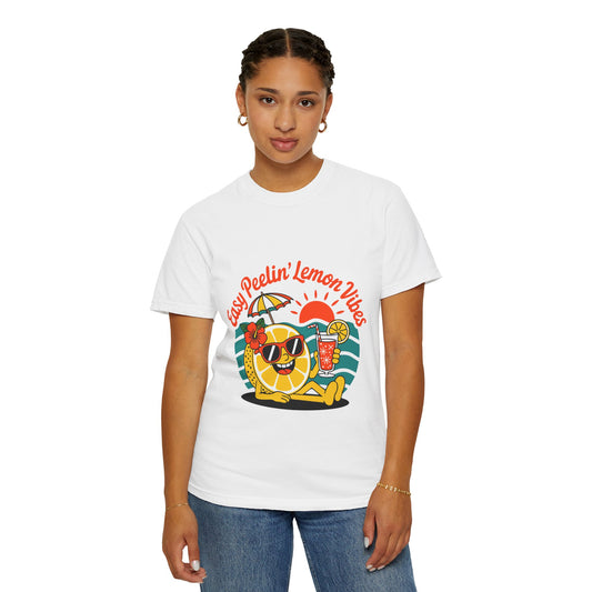 Easy Peelin' Lemon Vibes Unisex T-Shirt - Summer Fun Style