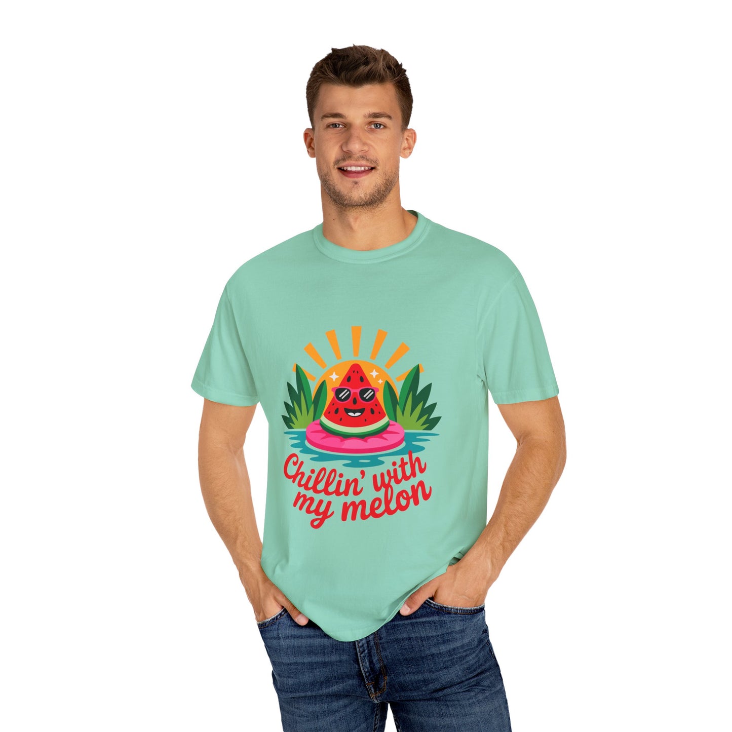 Chillin' with My Melon T-Shirt | Fun Unisex Summer Tee