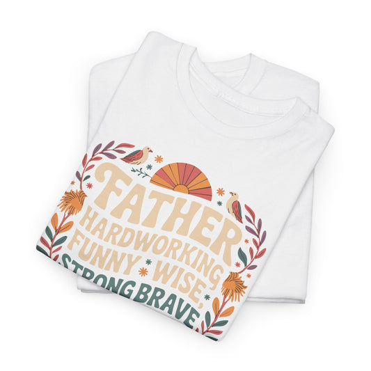 Dad Hero Unisex Heavy Cotton Tee - Perfect Gift for Father's Day