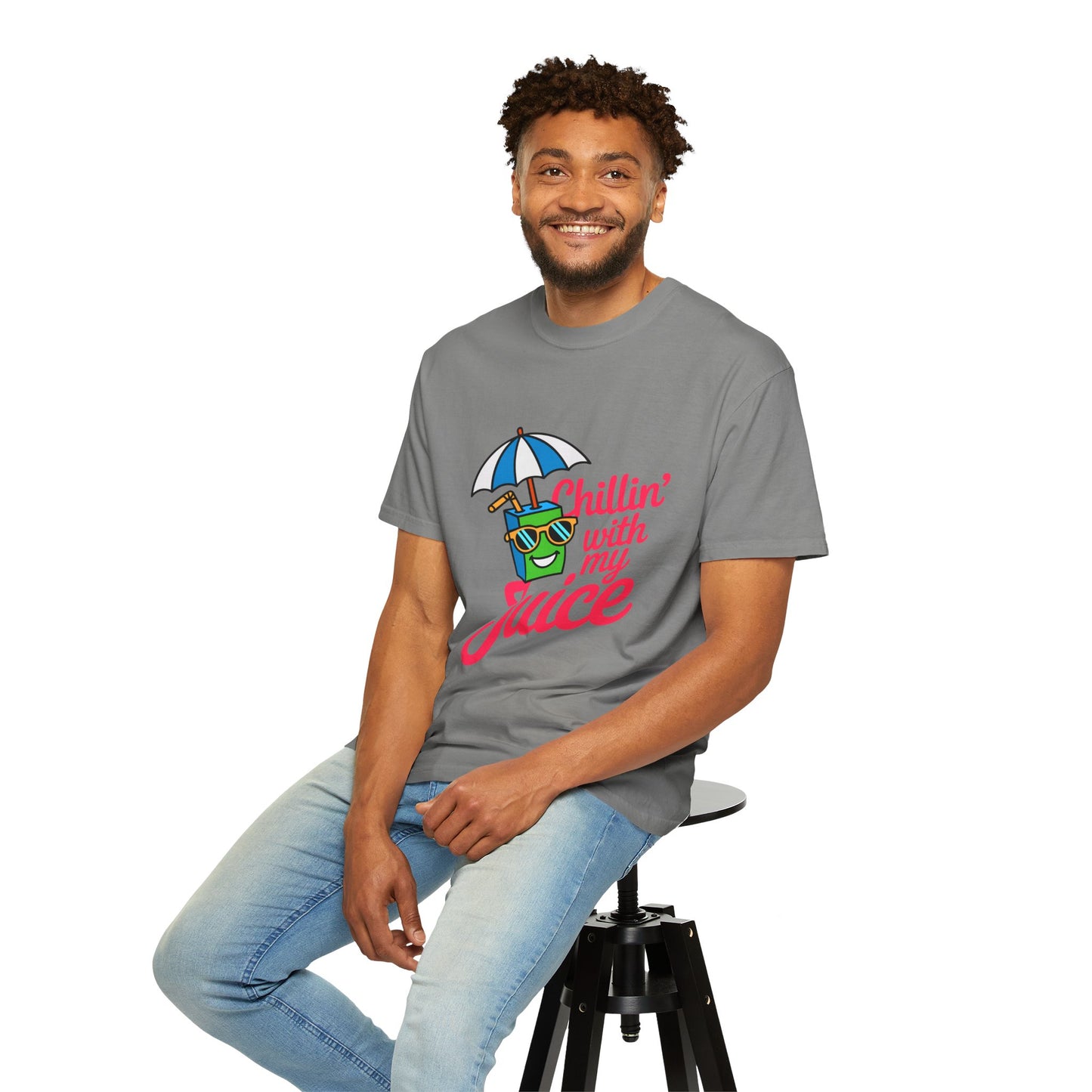 Chillin' with My Juice Unisex Garment-Dyed T-Shirt