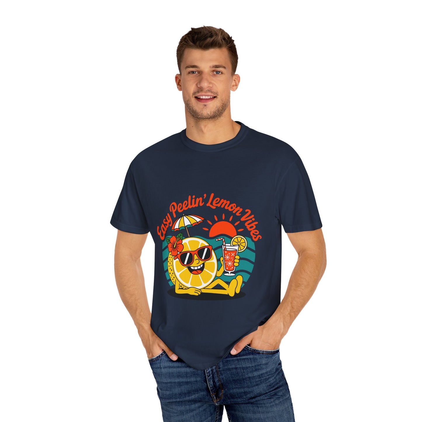 Easy Peelin' Lemon Vibes Unisex T-Shirt - Summer Fun Style