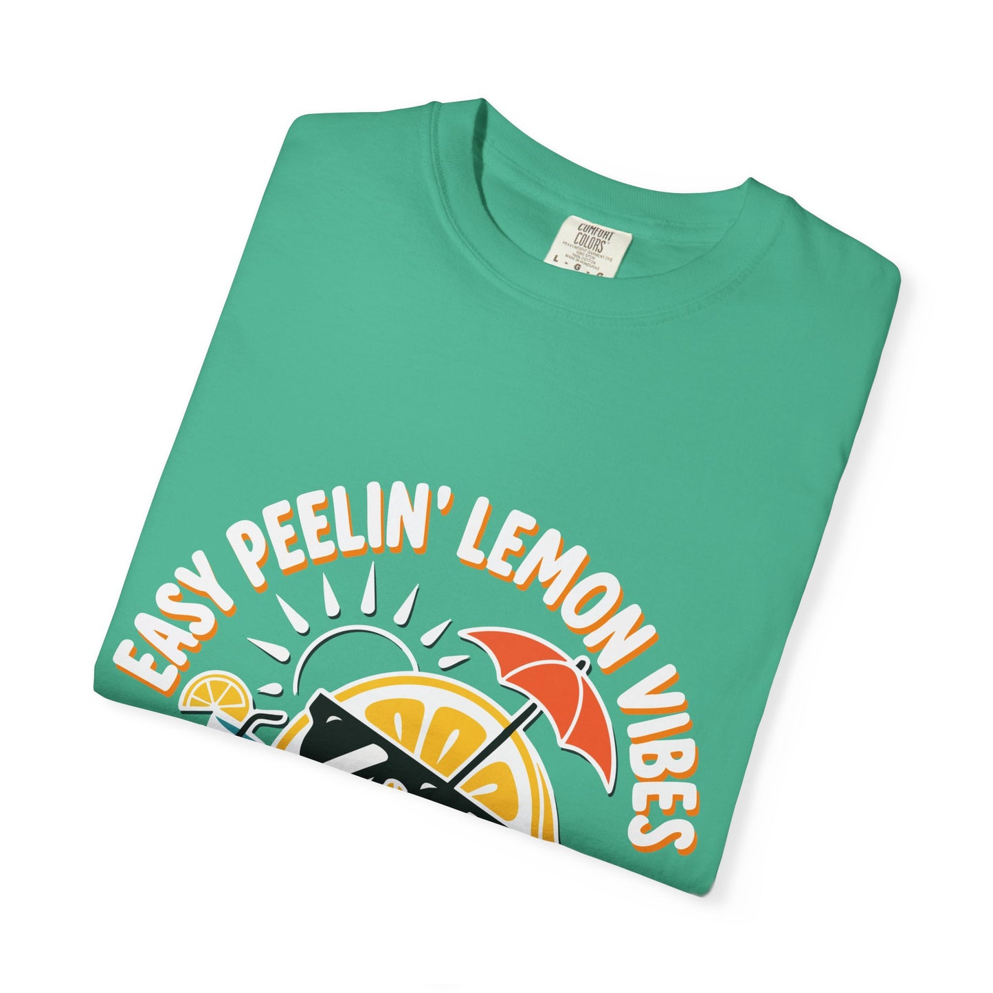 Sunny Vibes T-Shirt, Lemonade Graphic Tee, Summer Casual Wear, Unisex Beach Shirt, Fun Vacation Outfit
