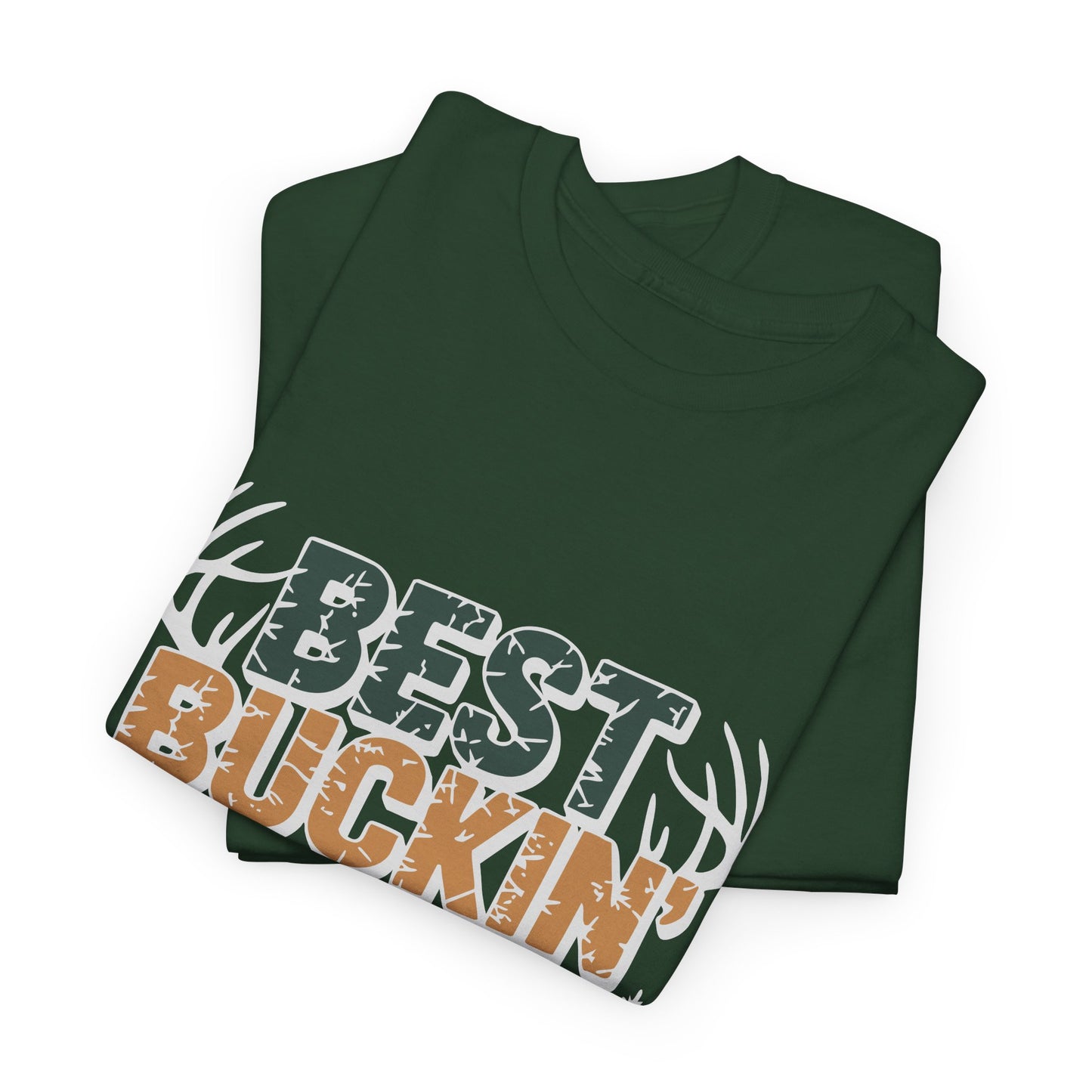 Best Buckin' Dad Ever Unisex Heavy Cotton Tee