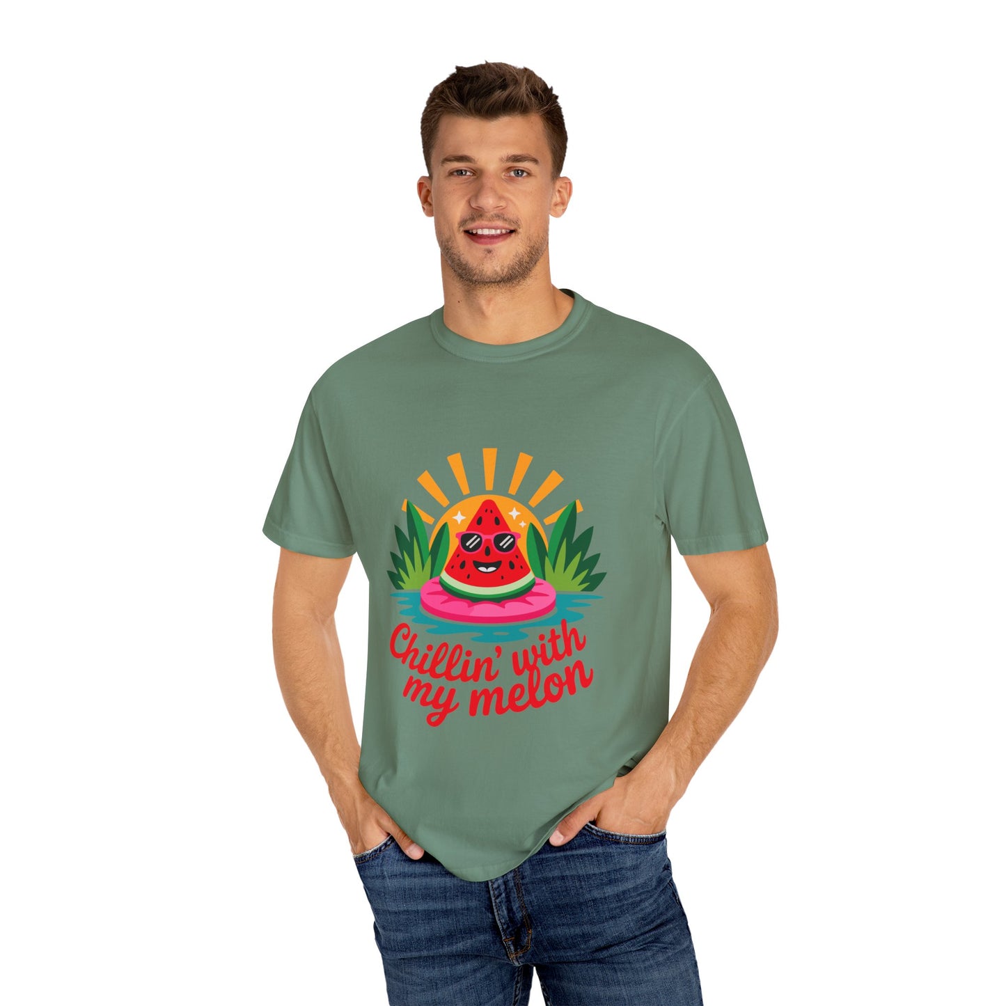 Chillin' with My Melon T-Shirt | Fun Unisex Summer Tee