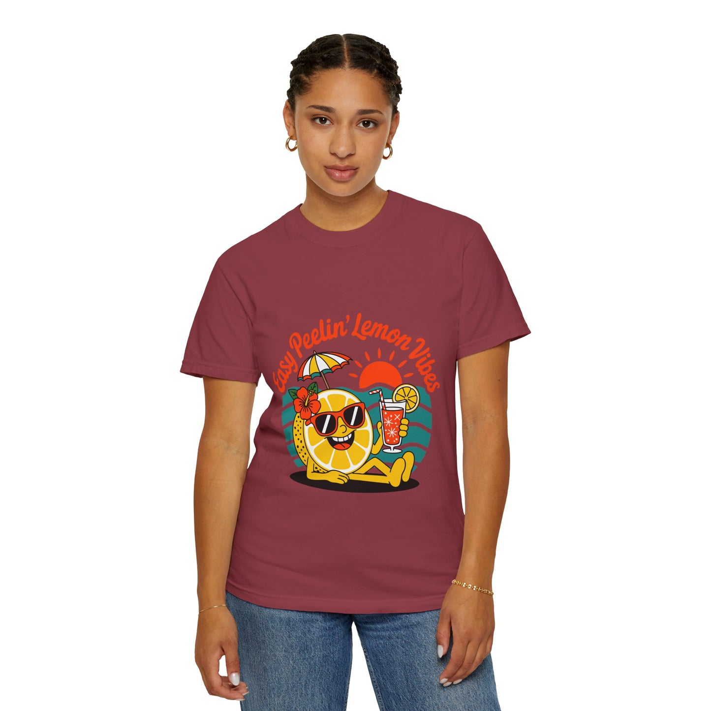 Easy Peelin' Lemon Vibes Unisex T-Shirt - Summer Fun Style