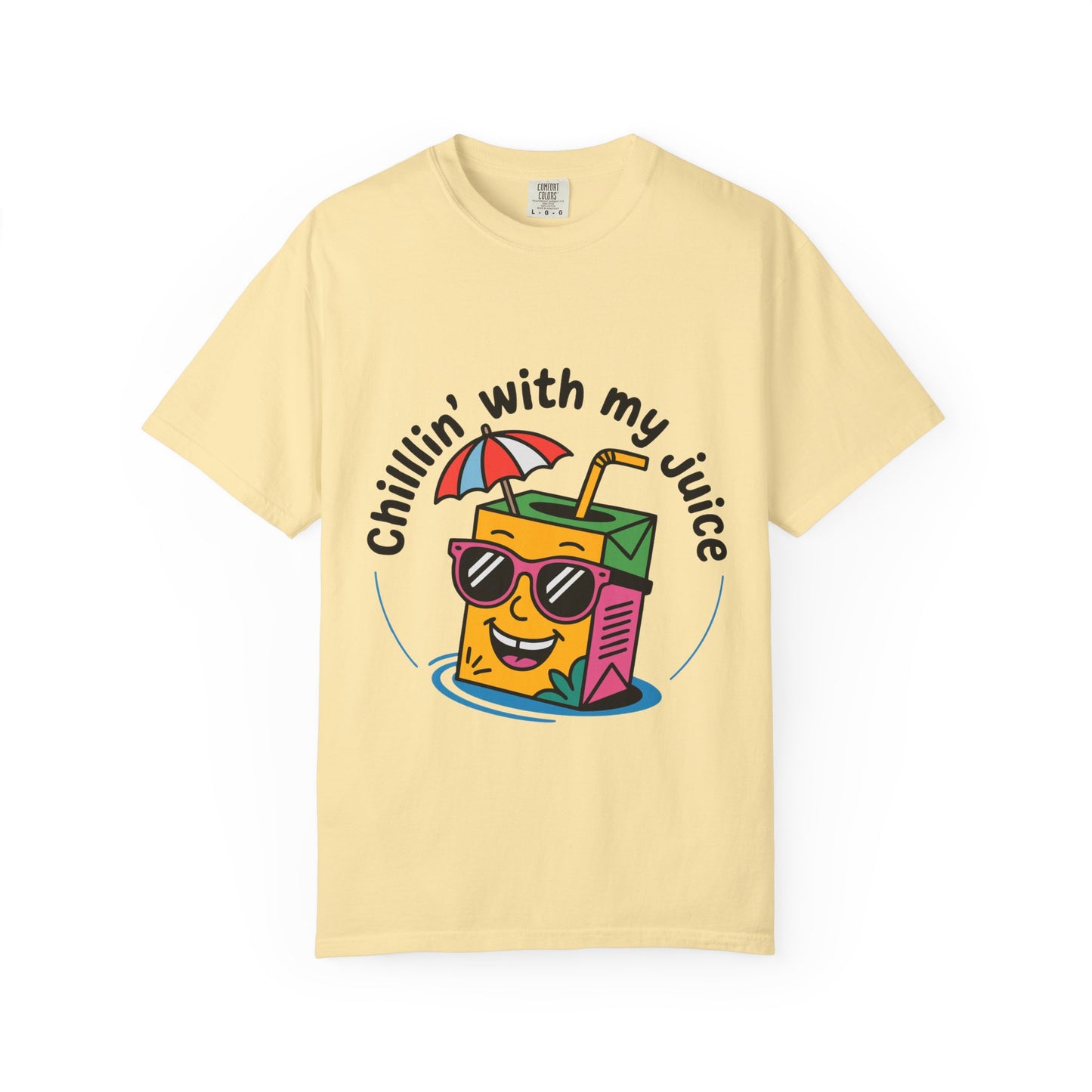 Chillin' With My Juice Unisex T-Shirt - Fun Summer Vibe, Perfect for Casual Days and Pool Parties