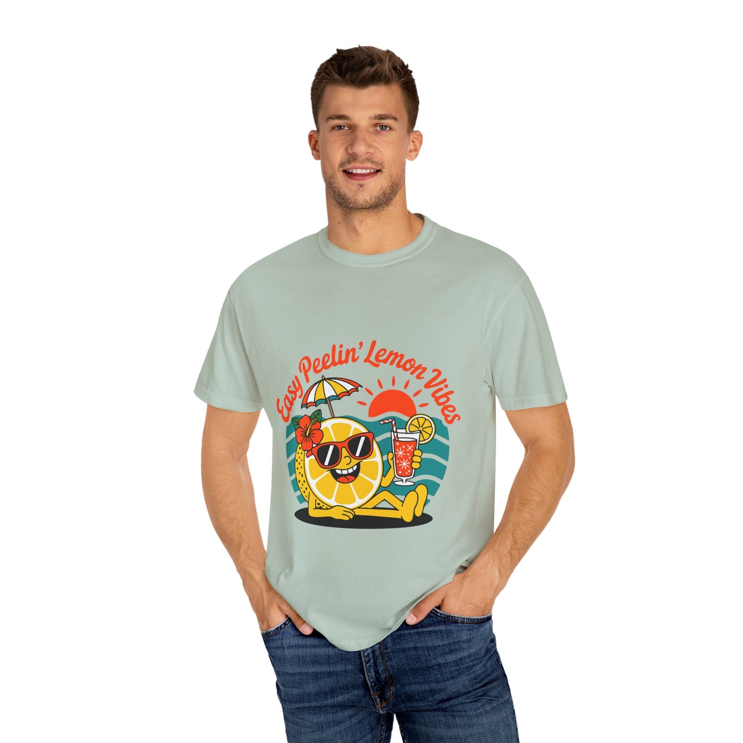 Easy Peelin' Lemon Vibes Unisex T-Shirt - Summer Fun Style