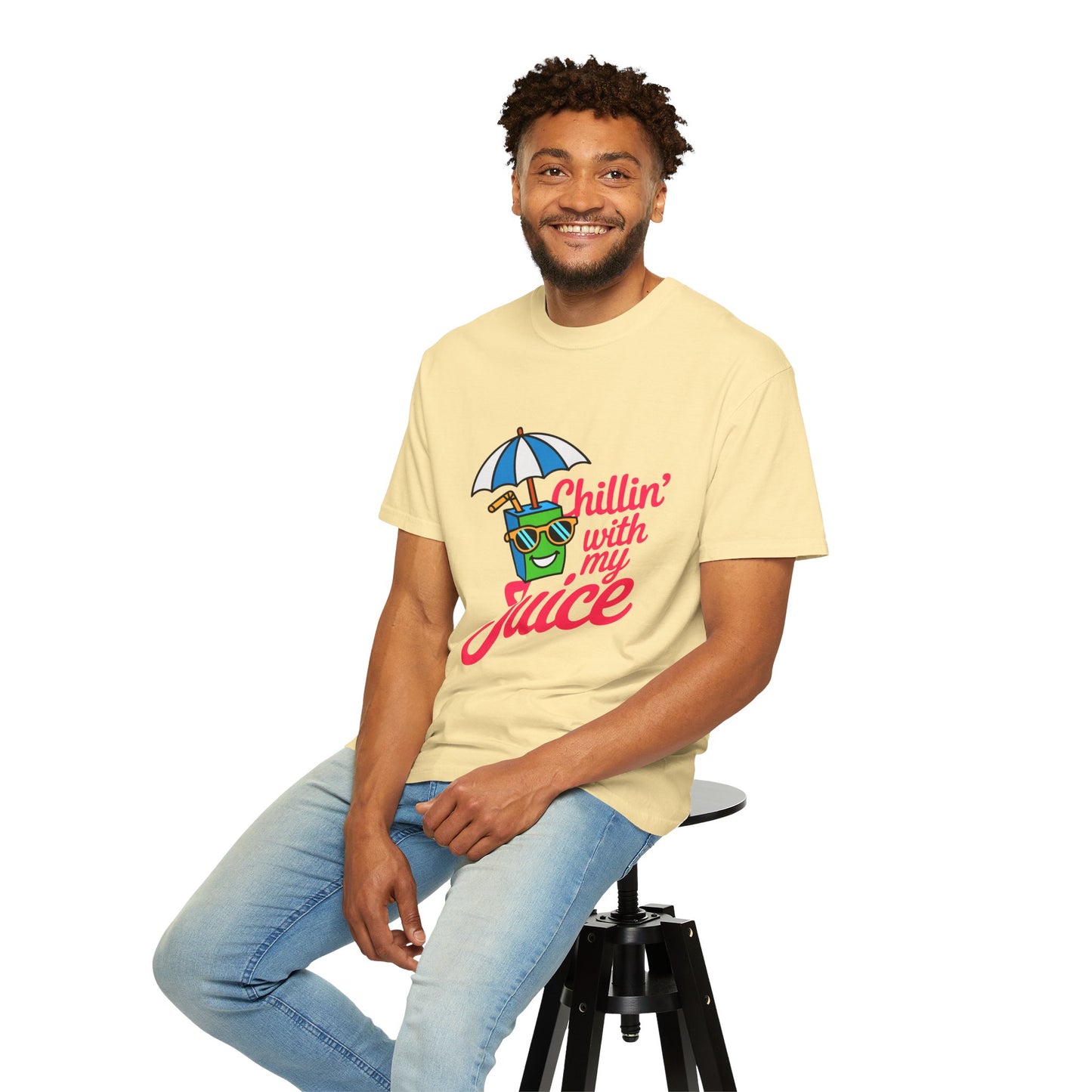 Chillin' with My Juice Unisex Garment-Dyed T-Shirt