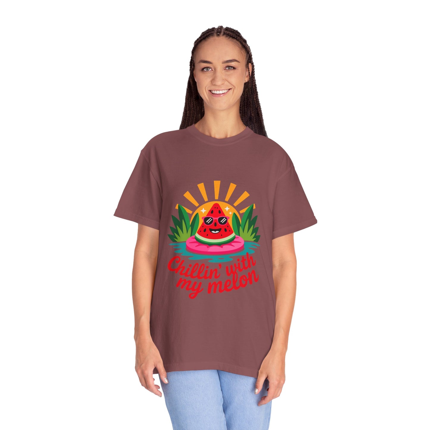Chillin' with My Melon T-Shirt | Fun Unisex Summer Tee