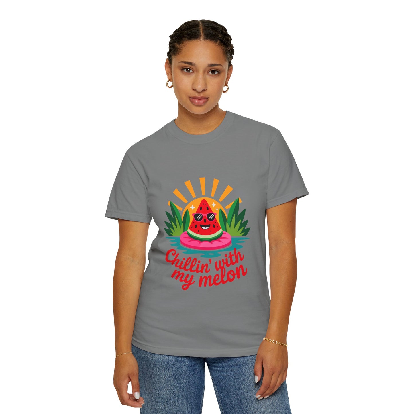 Chillin' with My Melon T-Shirt | Fun Unisex Summer Tee