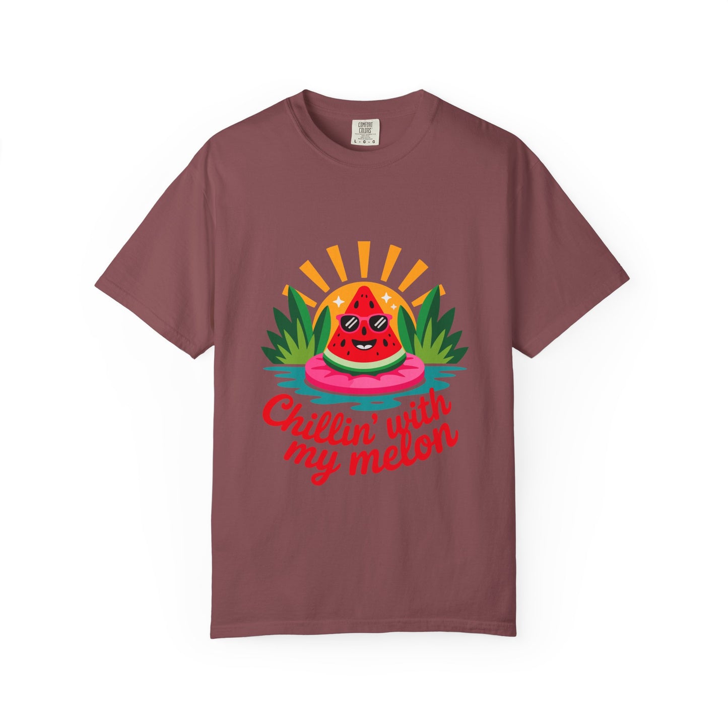 Chillin' with My Melon T-Shirt | Fun Unisex Summer Tee