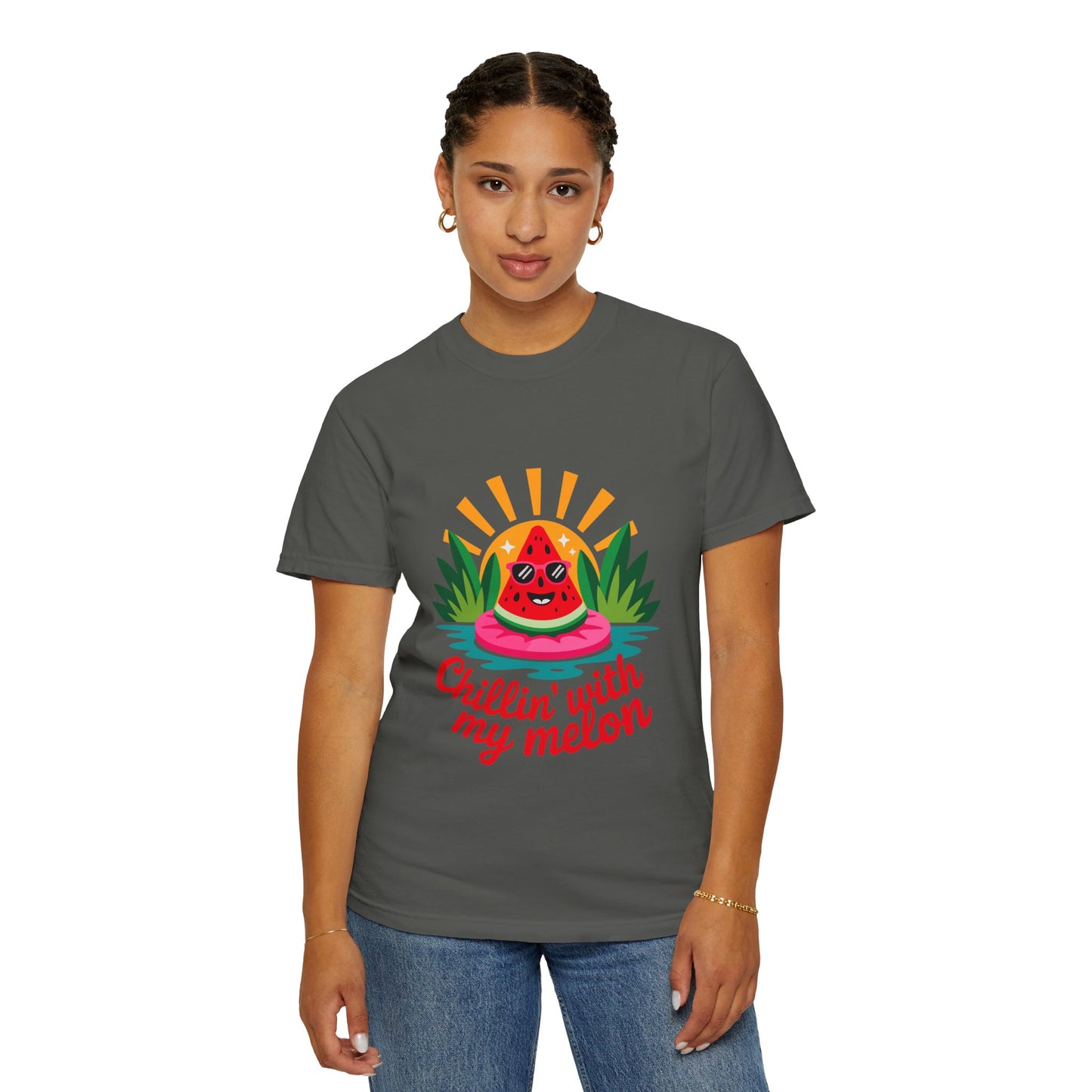 Chillin' with My Melon T-Shirt | Fun Unisex Summer Tee