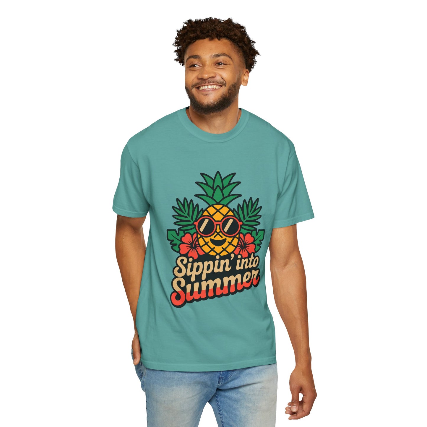 Summer Vibes Unisex T-Shirt - ‘Sippin’ into Summer’
