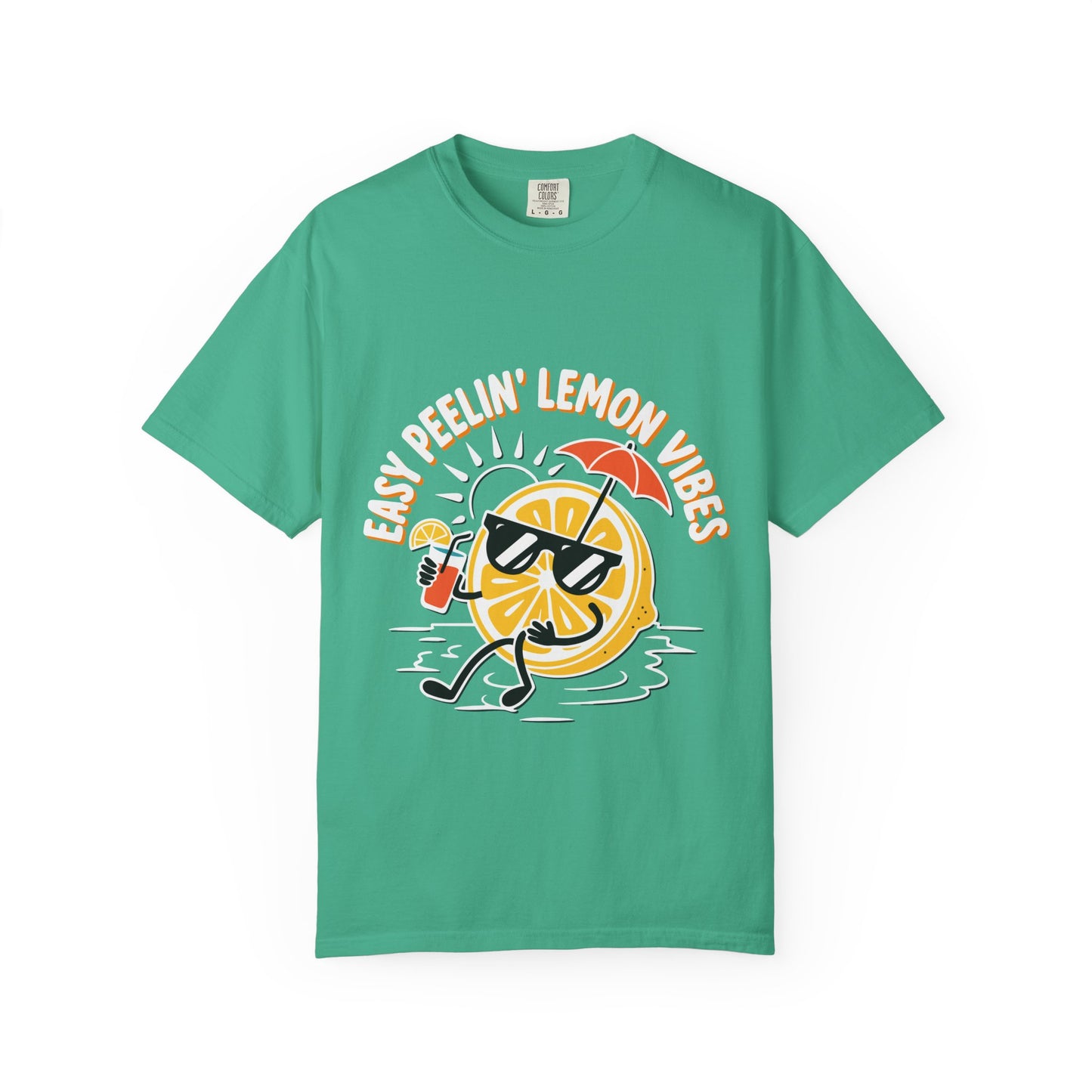 Sunny Vibes T-Shirt, Lemonade Graphic Tee, Summer Casual Wear, Unisex Beach Shirt, Fun Vacation Outfit