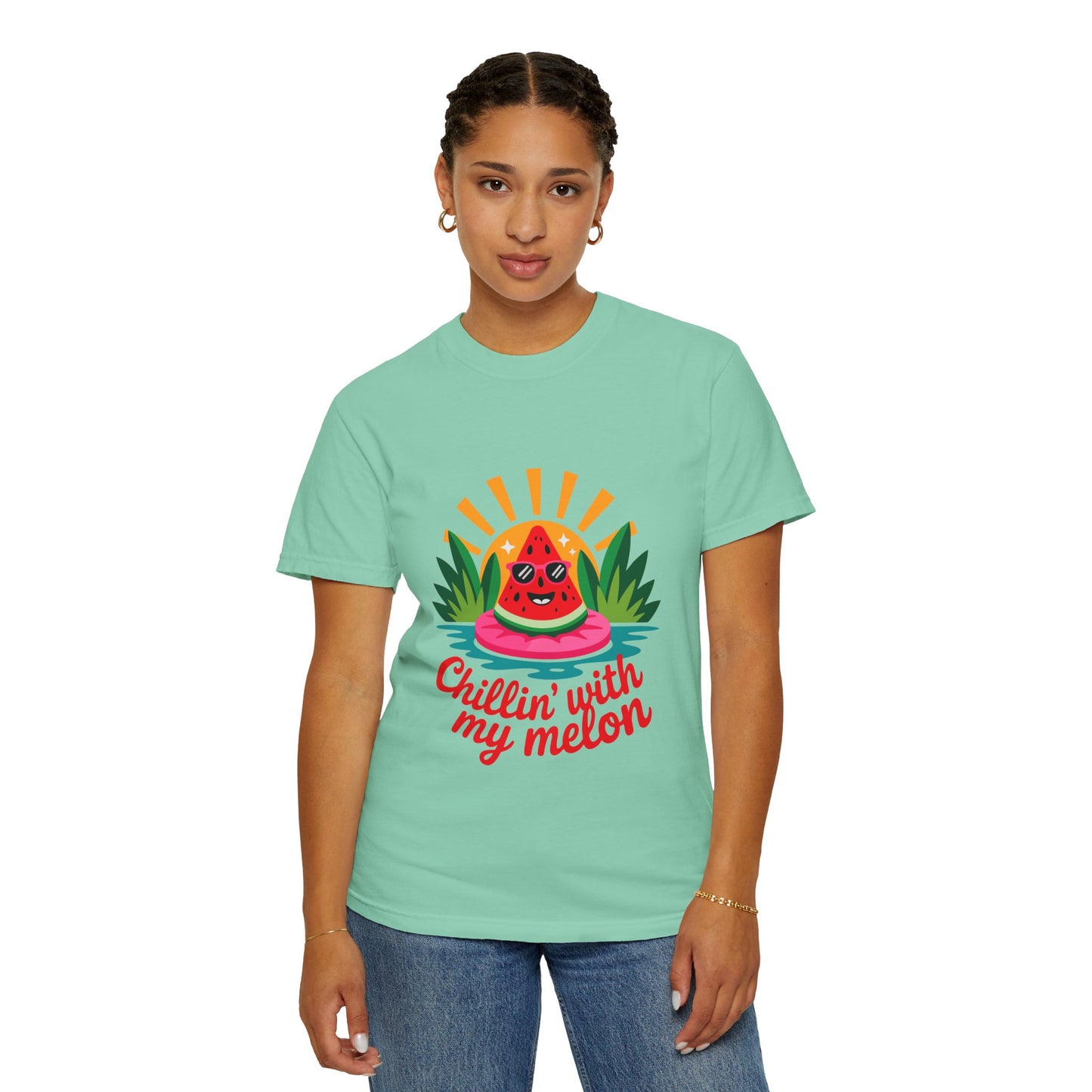Chillin' with My Melon T-Shirt | Fun Unisex Summer Tee