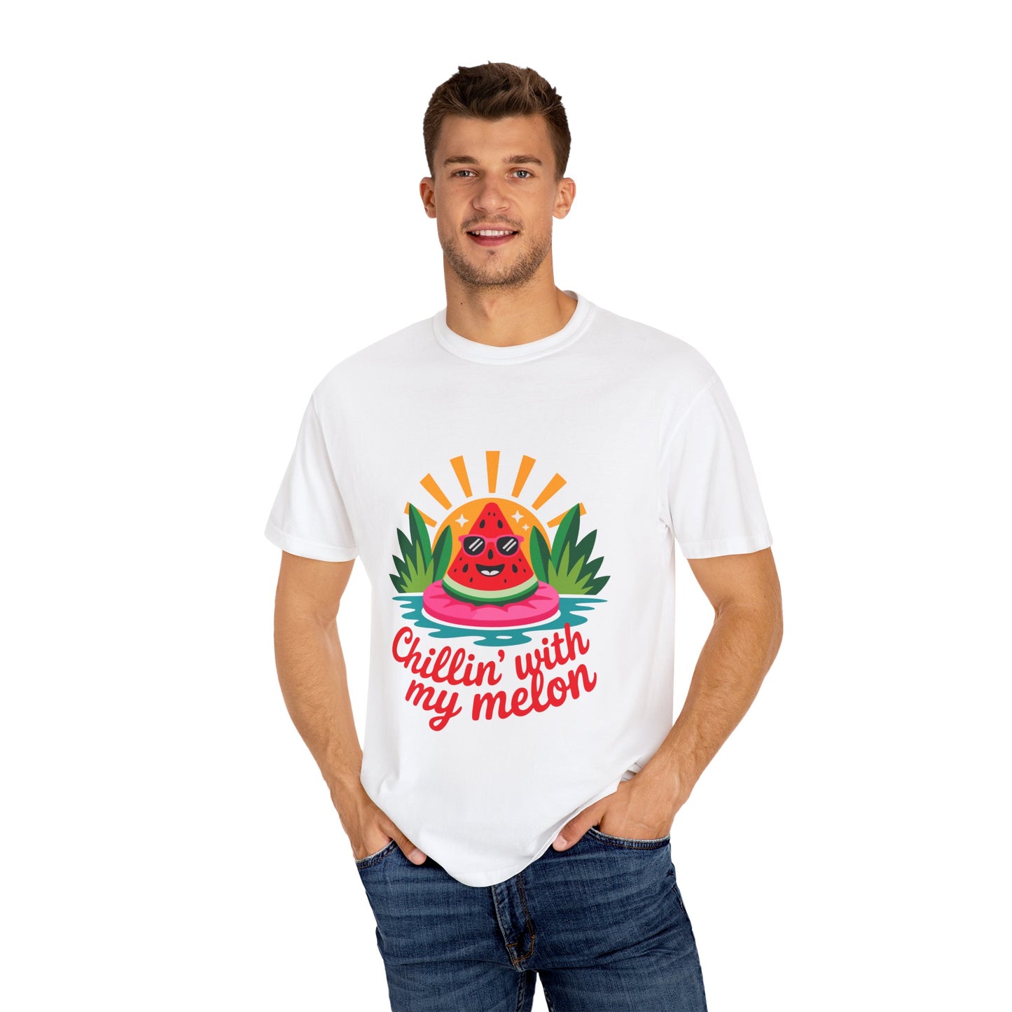 Chillin' with My Melon T-Shirt | Fun Unisex Summer Tee