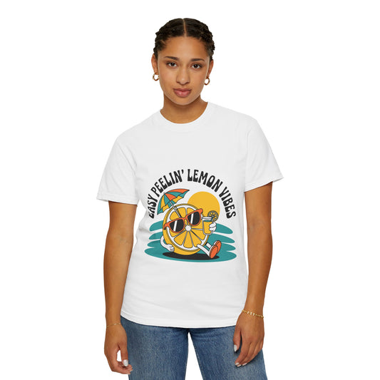 Easy Peelin' Lemon Vibes Unisex T-Shirt - Summer Fun Tee