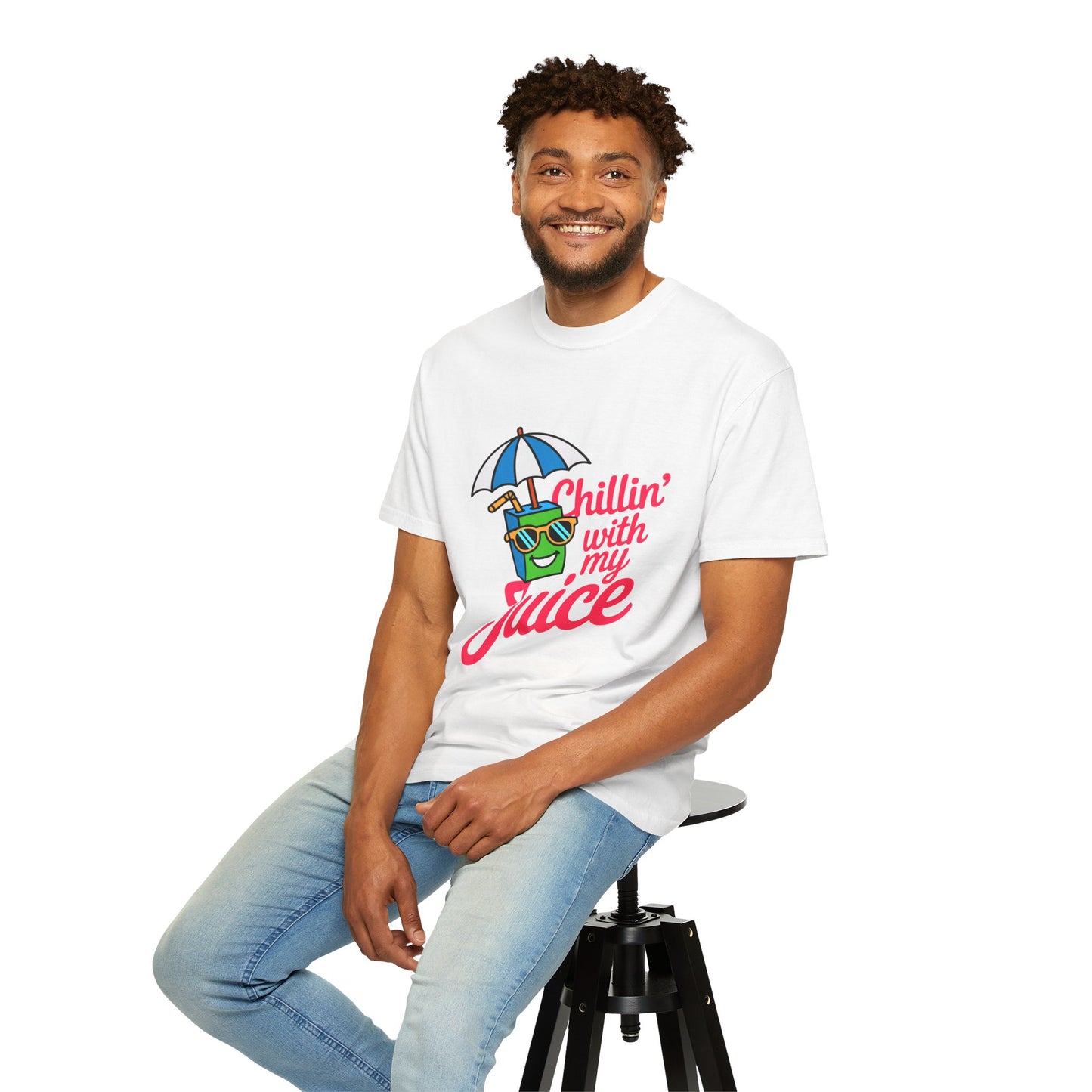 Chillin' with My Juice Unisex Garment-Dyed T-Shirt