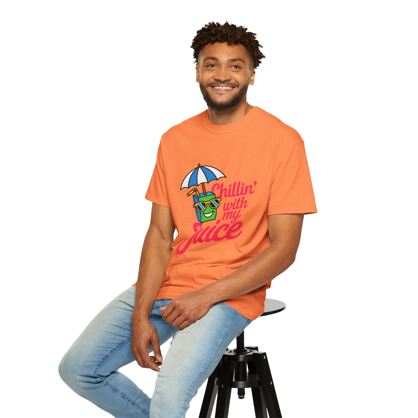 Chillin' with My Juice Unisex Garment-Dyed T-Shirt