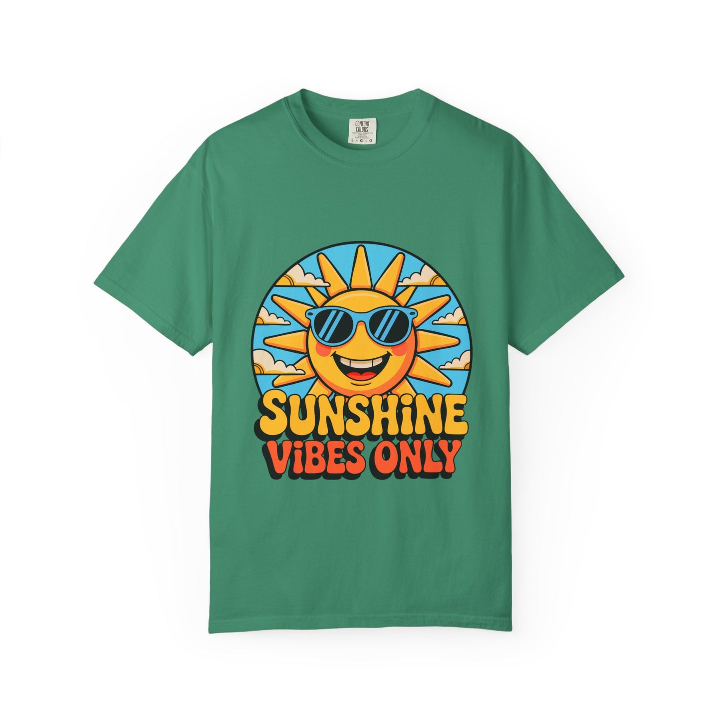 Sunshine Vibes Only Unisex Garment-Dyed T-Shirt - Feel-Good Summer Wear