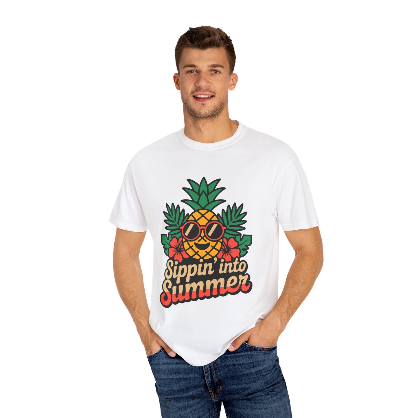 Summer Vibes Unisex T-Shirt - ‘Sippin’ into Summer’