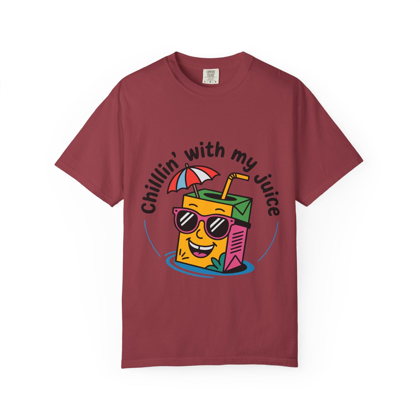 Chillin' With My Juice Unisex T-Shirt - Fun Summer Vibe, Perfect for Casual Days and Pool Parties