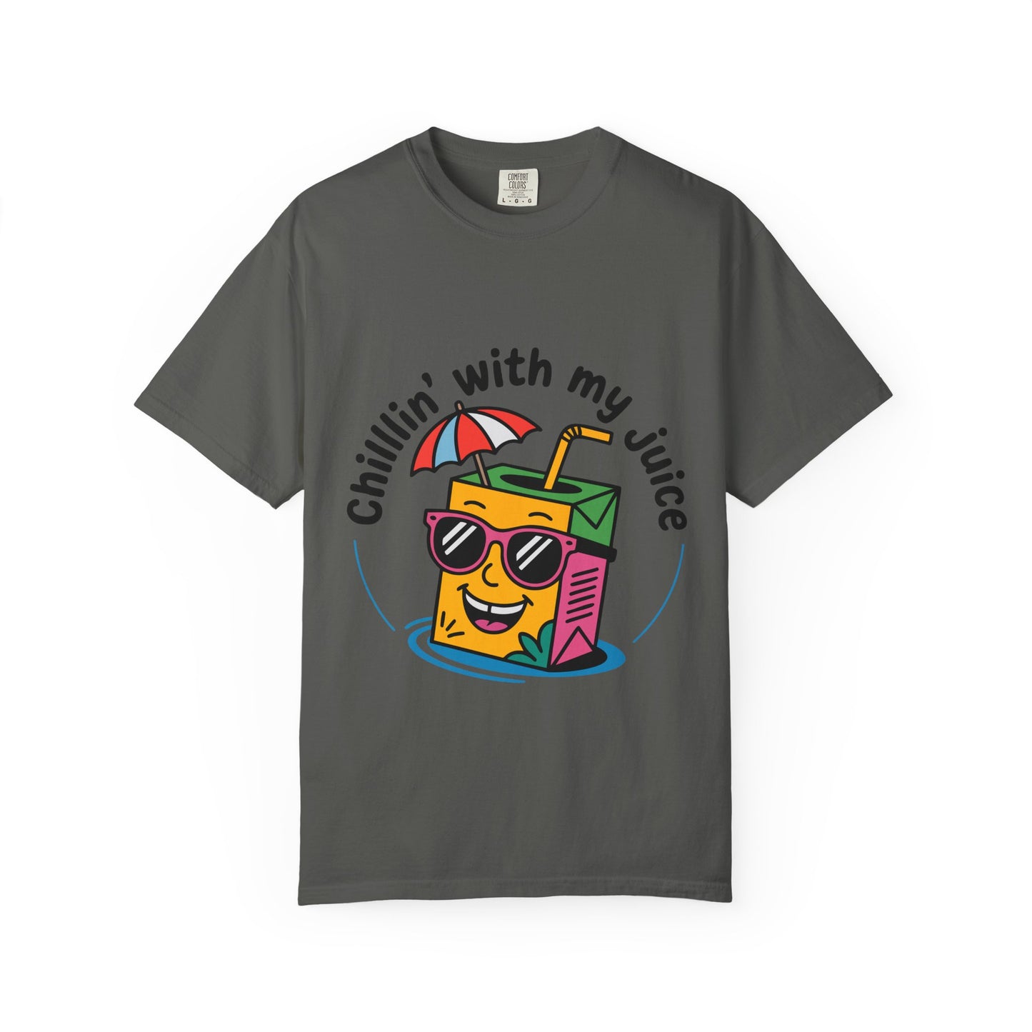 Chillin' With My Juice Unisex T-Shirt - Fun Summer Vibe, Perfect for Casual Days and Pool Parties
