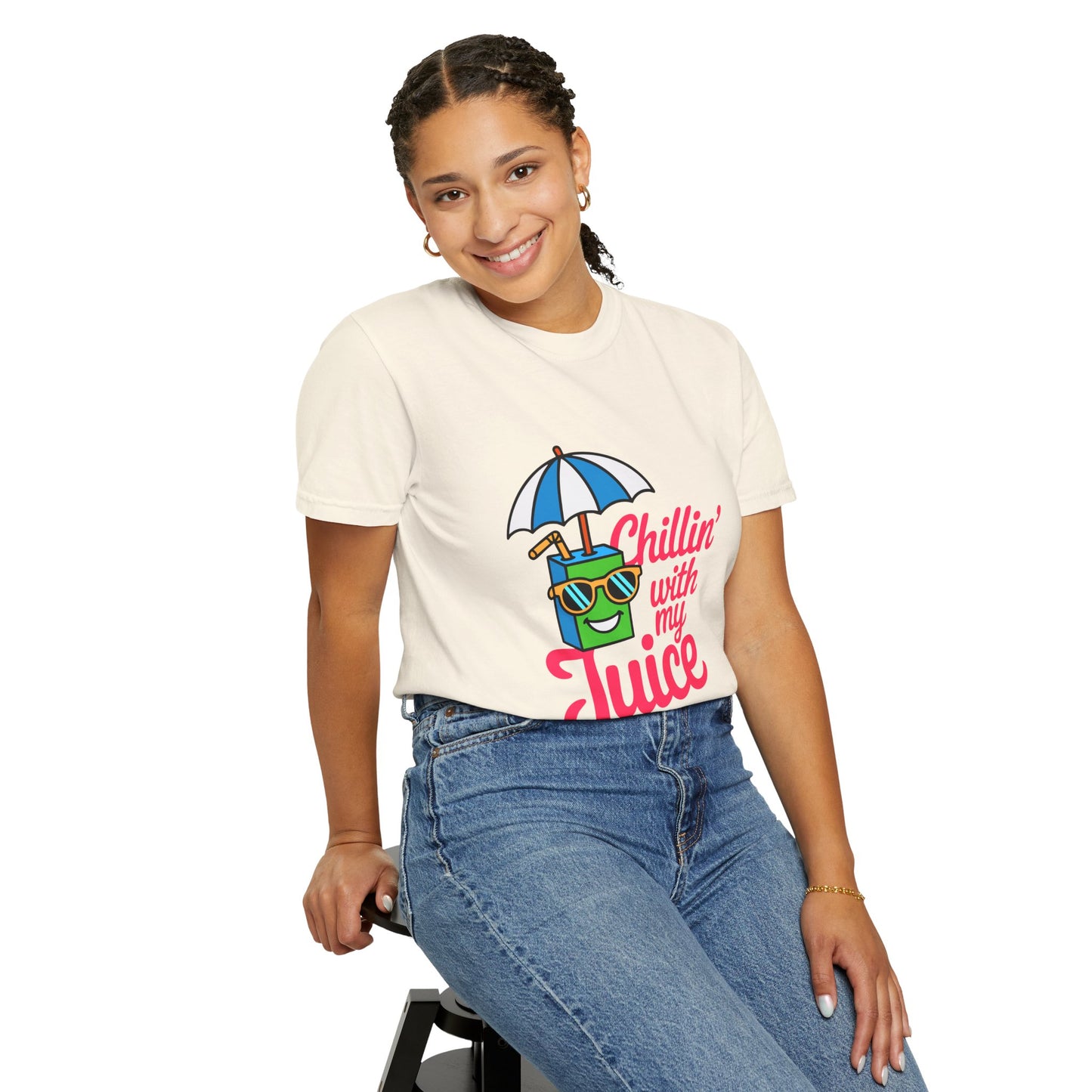 Chillin' with My Juice Unisex Garment-Dyed T-Shirt