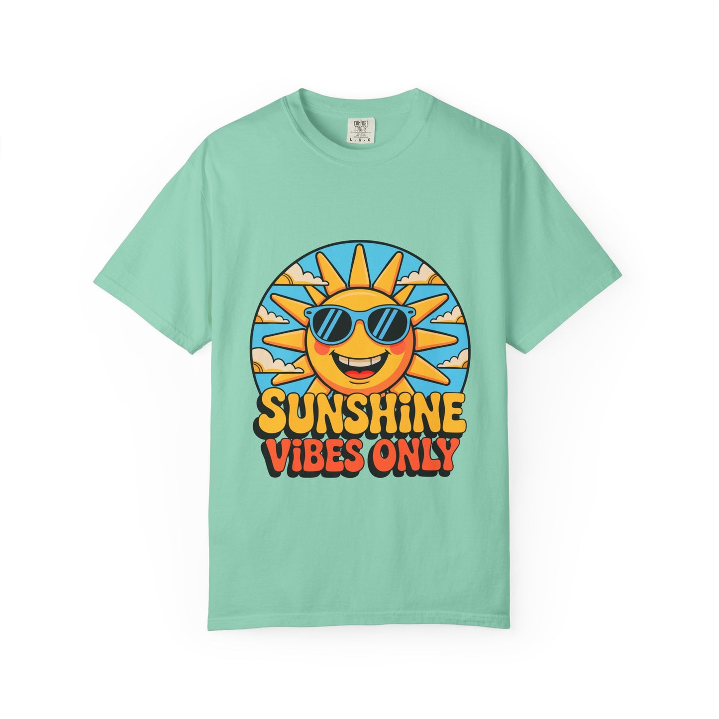 Sunshine Vibes Only Unisex Garment-Dyed T-Shirt - Feel-Good Summer Wear